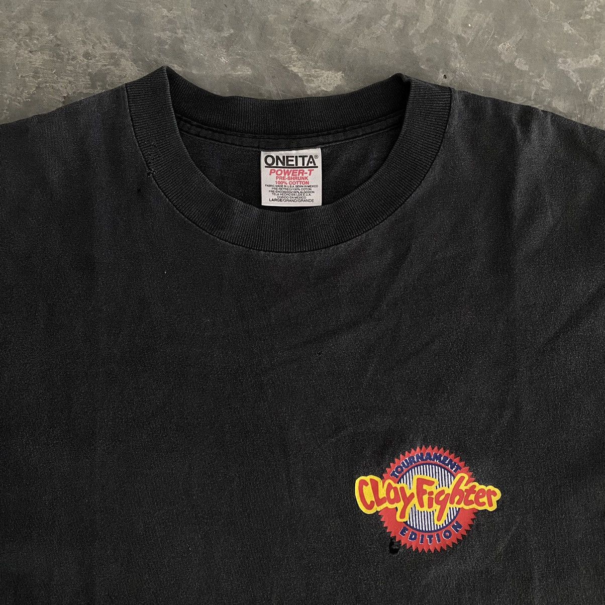 Nintendo × Vintage Vintage rare clay fighter tournament t-shirt promo Size US XL / EU 56 / 4 - 2 Thumbnail