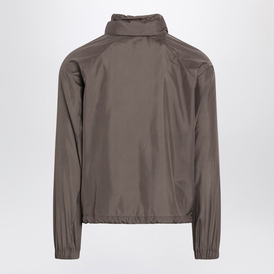 Brunello Cucinelli o1d2blof0226 Silk-Blend Jacket in Brown Size US M / EU 48-50 / 2 - 2 Thumbnail
