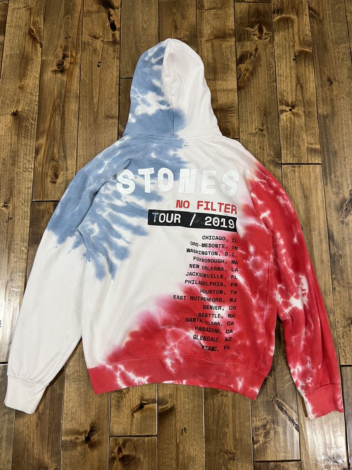 The Rolling Stones Rolling Stones Tie Dye Hoodie Size US M / EU 48-50 / 2 - 4 Thumbnail