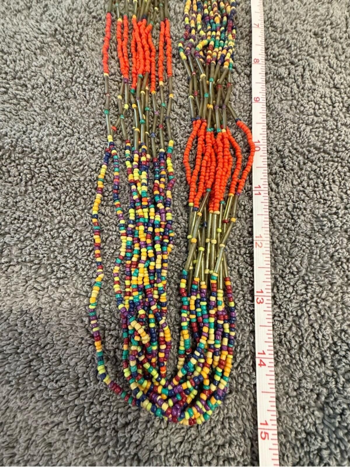 Ronnie Fieg Rion multicolored multi strand beaded chic necklace 15” Size ONE SIZE - 3 Thumbnail