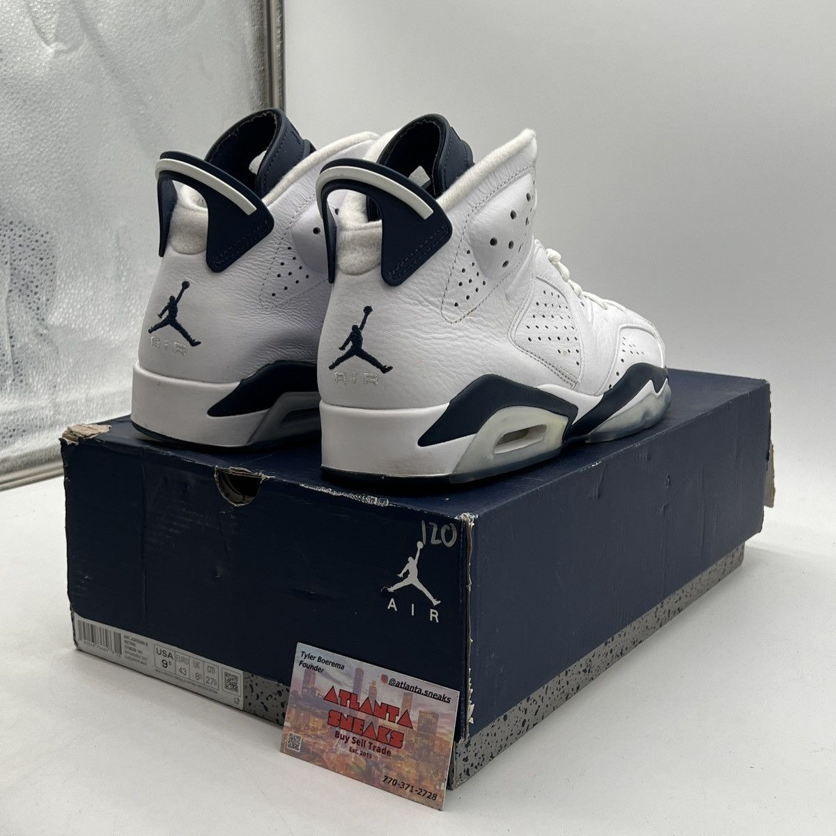 Jordan Brand Air Jordan 6 midnight navy Size US 9.5 / EU 42-43 - 5 Thumbnail
