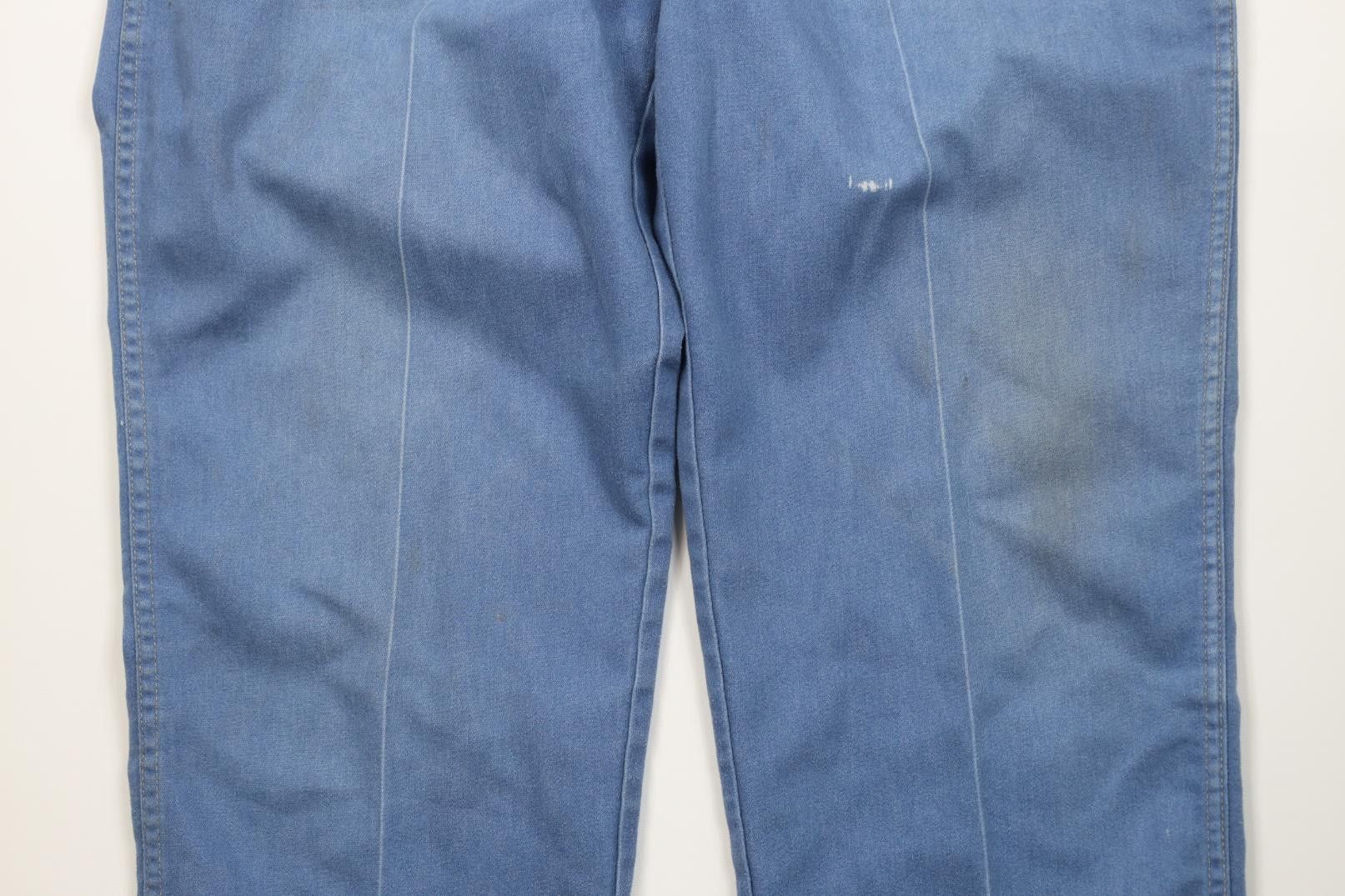 Vintage Vintage 90s Streetwear Flared Wide Leg Denim Jeans Blue Size US 38 / EU 54 - 3 Thumbnail