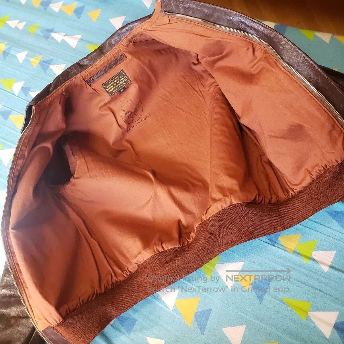 The Real McCoy's the real mccoy's a2 leather jacket. Size US S / EU 44-46 / 1 - 3 Thumbnail