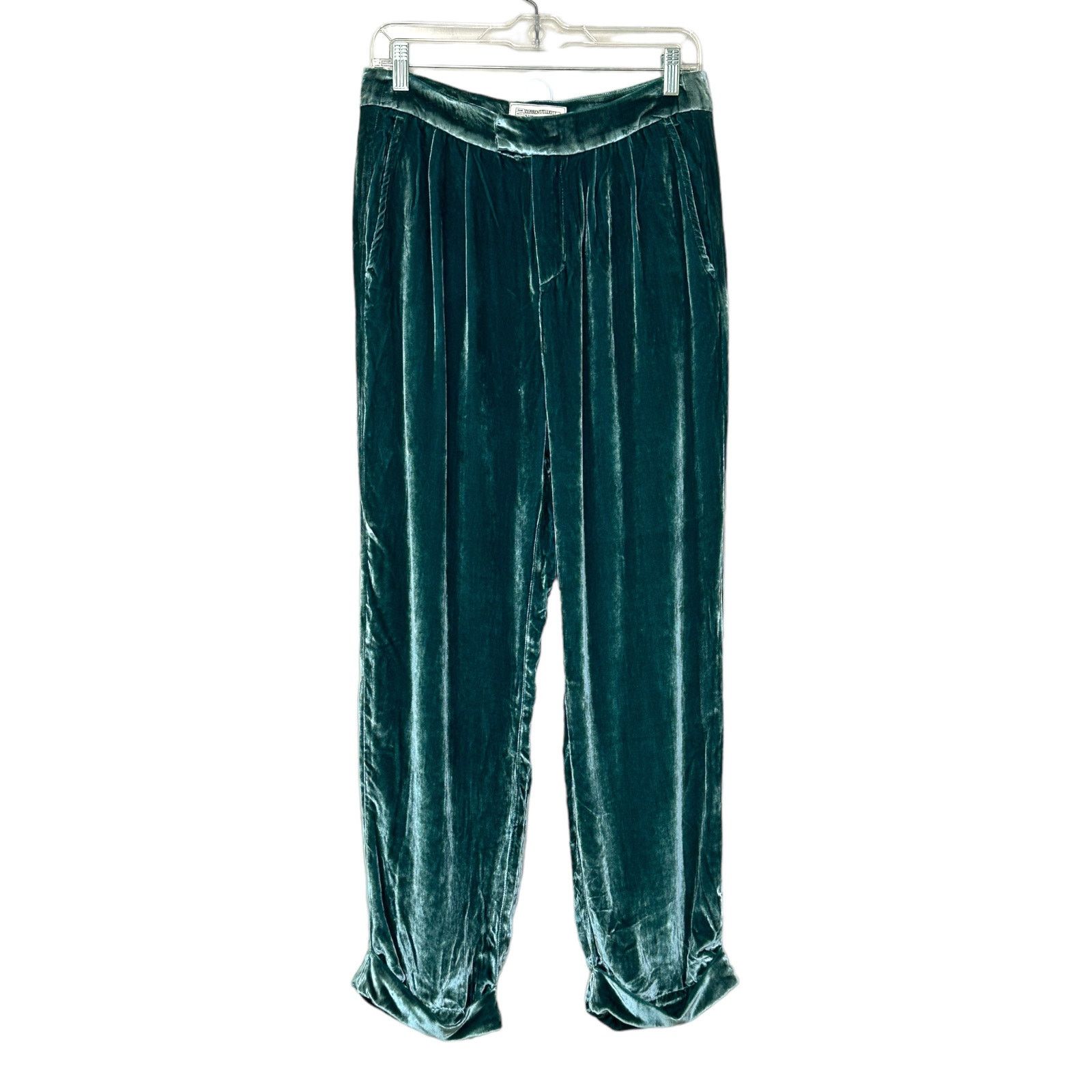 Current/Elliot Current Elliot velvet pleated high waist pants size 1- US 4 Size 27" / US 4 / IT 40 - 7 Thumbnail