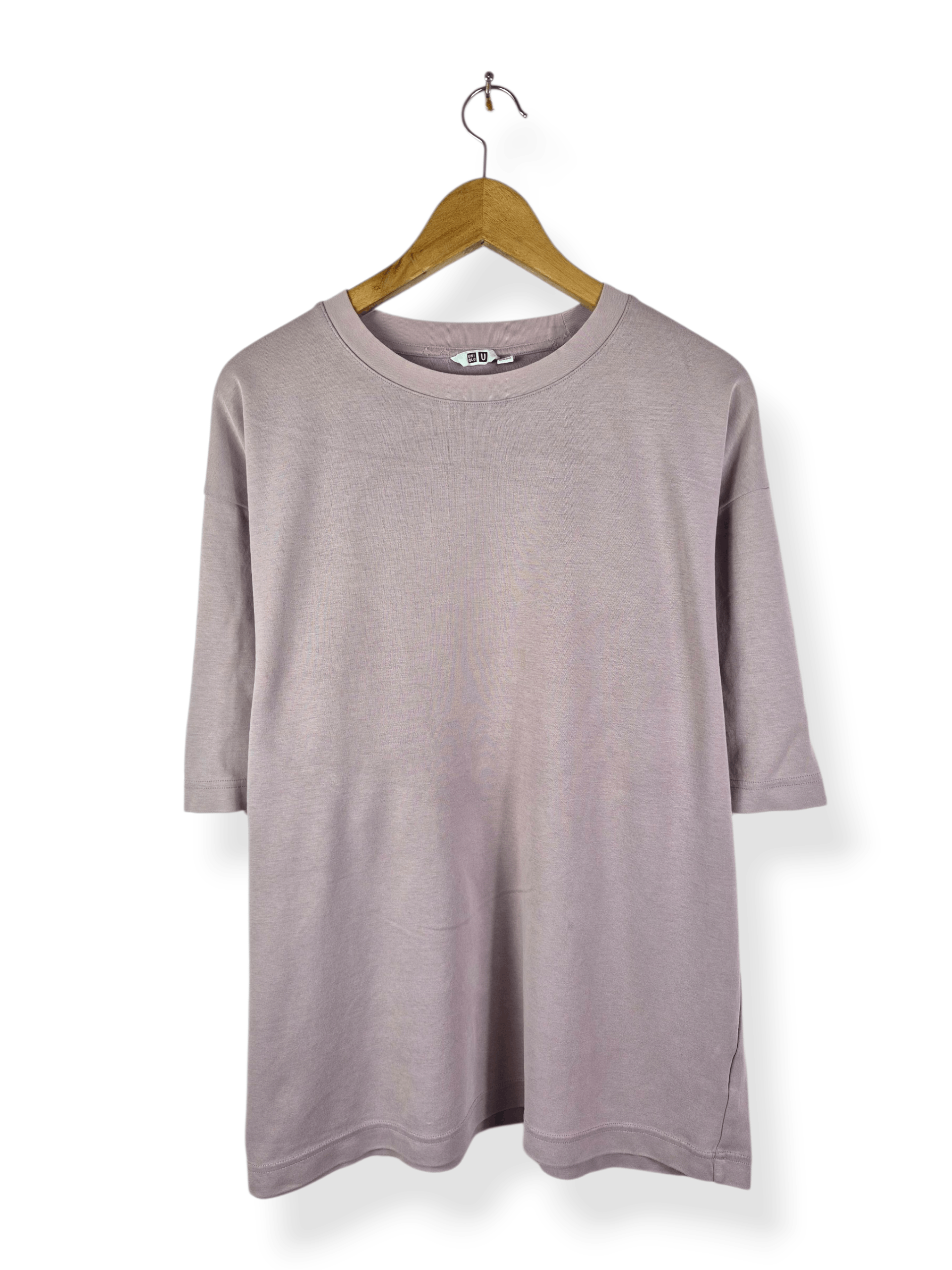 Lemaire × Uniqlo 🔥 Uniqlo U Lemaire Airism Lilac Plain Tee Size US XXL / EU 58 / 5 - 1 Thumbnail