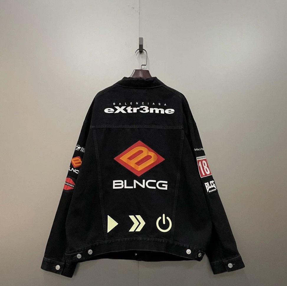 Balenciaga Balenciaga Gamer Denim Jacket Size US XS / EU 42 / 0 - 2 Thumbnail