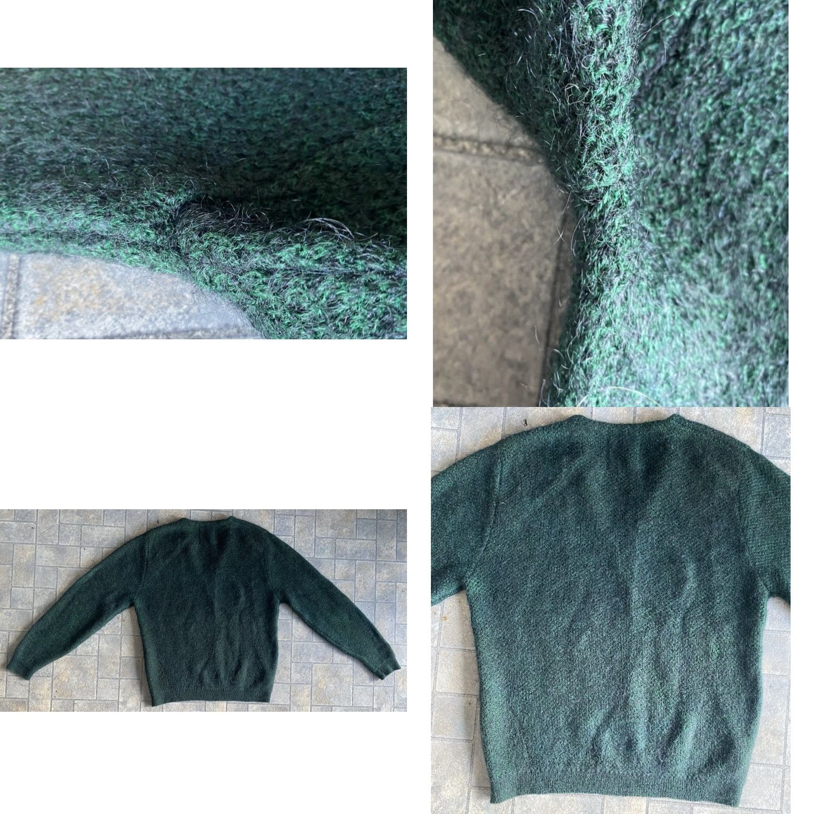Vintage VTG Munsingwear Mohair Orlon Acrylic Pullover V Neck Sweater Adult Medium Green Mens Size US M / EU 48-50 / 2 - 9 Thumbnail