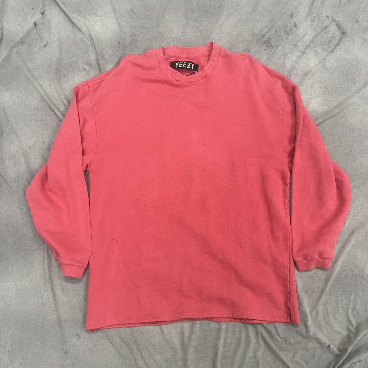 image of Yeezy Season 1 Longsleeve T-Shirt in Red, Men's (Size XS)