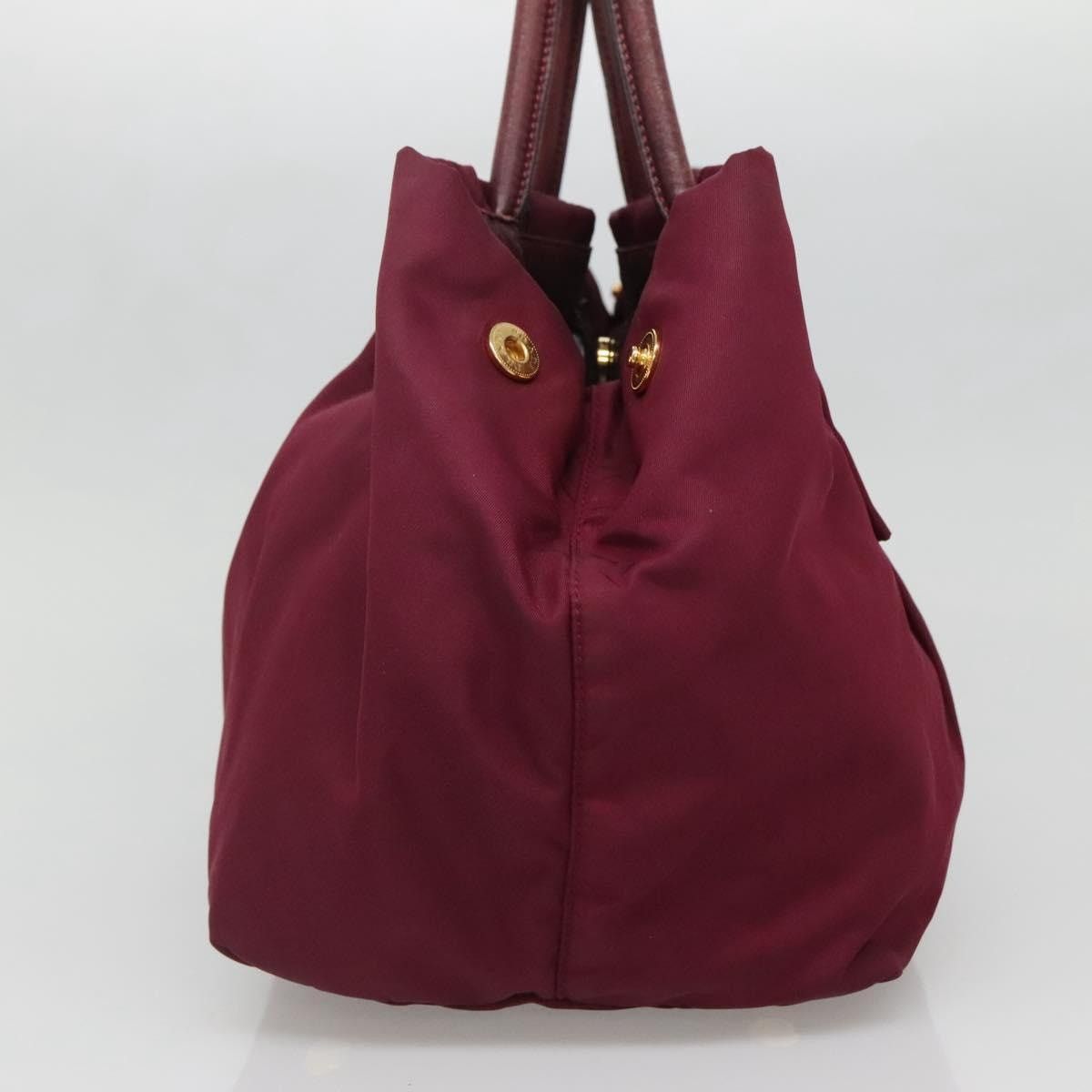 Prada PRADA Hand Bag Nylon Purple Gold Size ONE SIZE - 4 Thumbnail