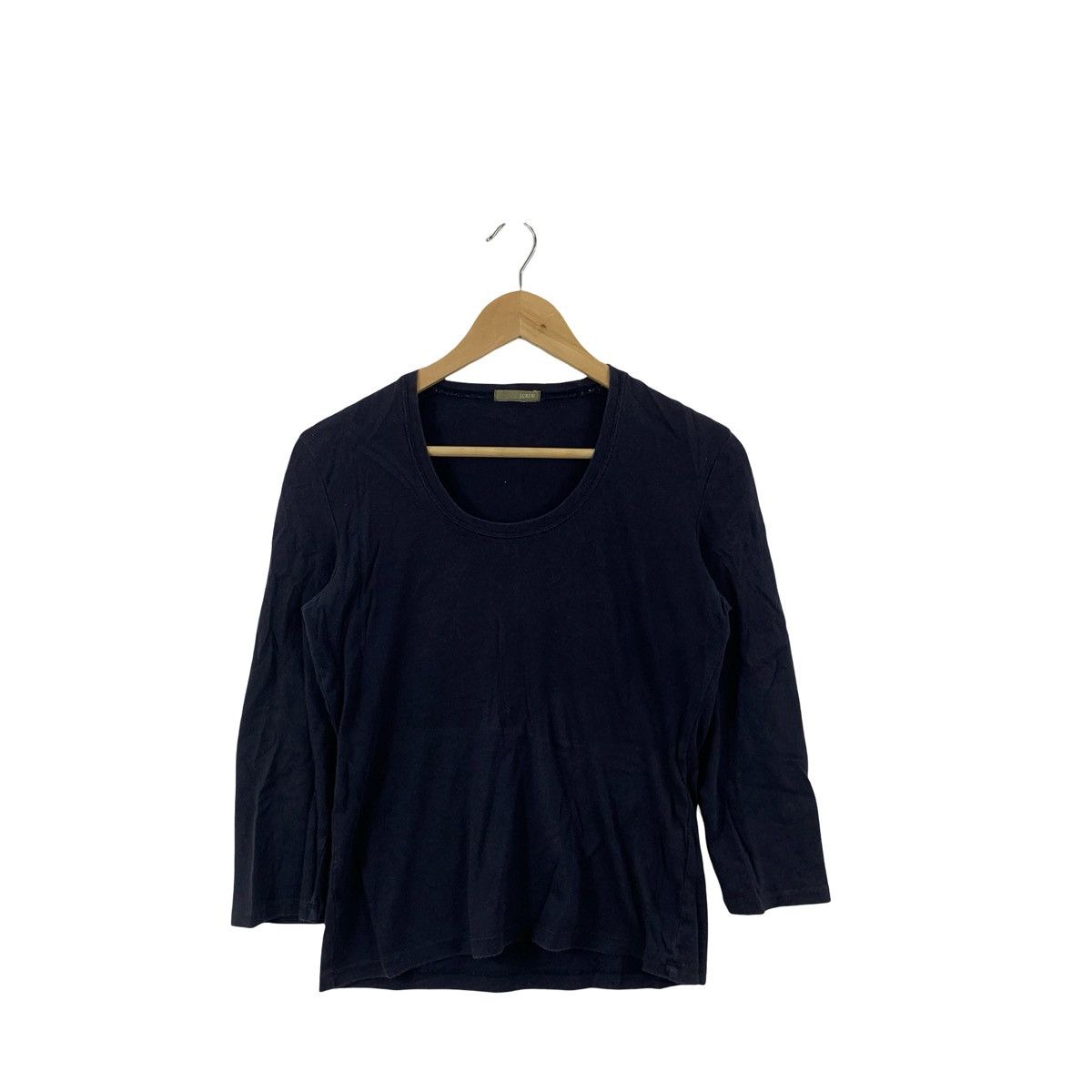J.Crew J.Crew 3/4 Sleeve Scoop Neck Top Basic Casual Shirt Size XS / US 0-2 / IT 36-38 - 3 Thumbnail