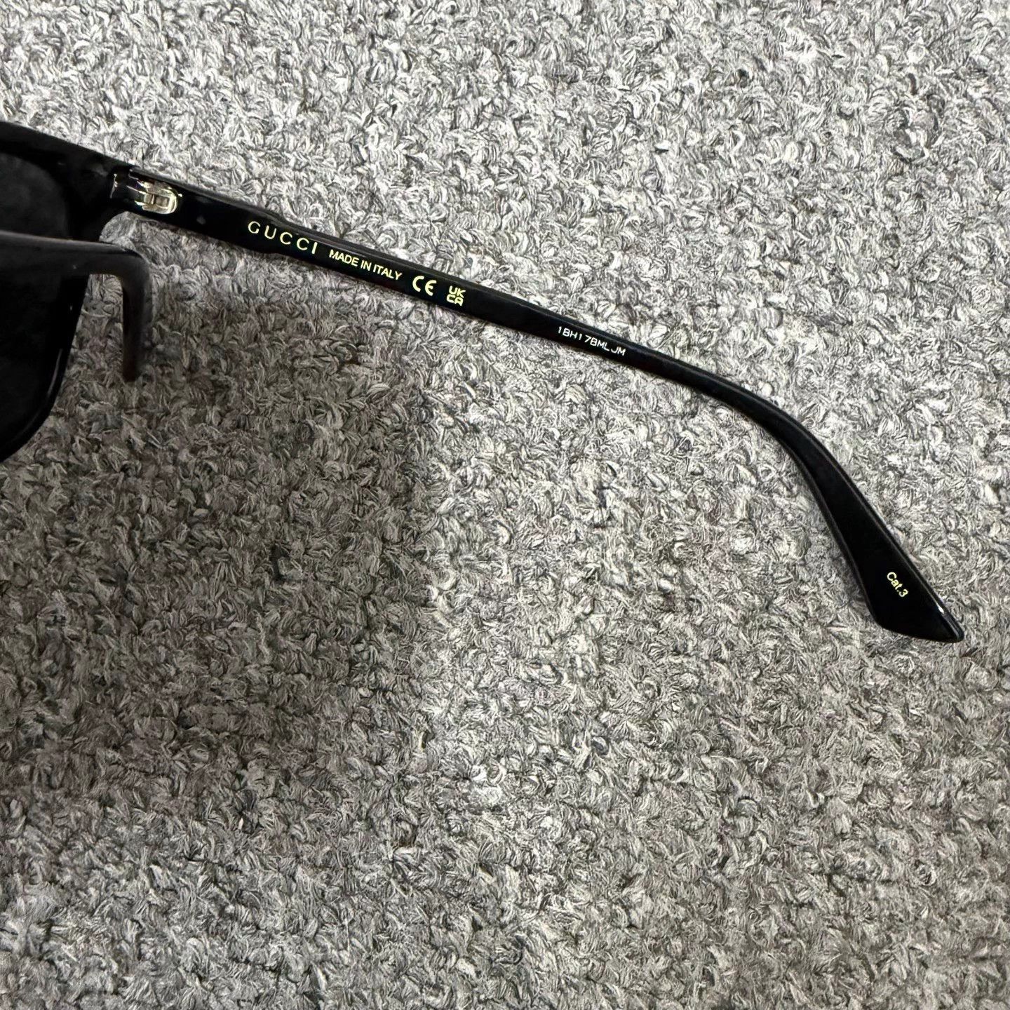 Gucci Gucci Black Sunglasses 99 New Size ONE SIZE - 5 Thumbnail