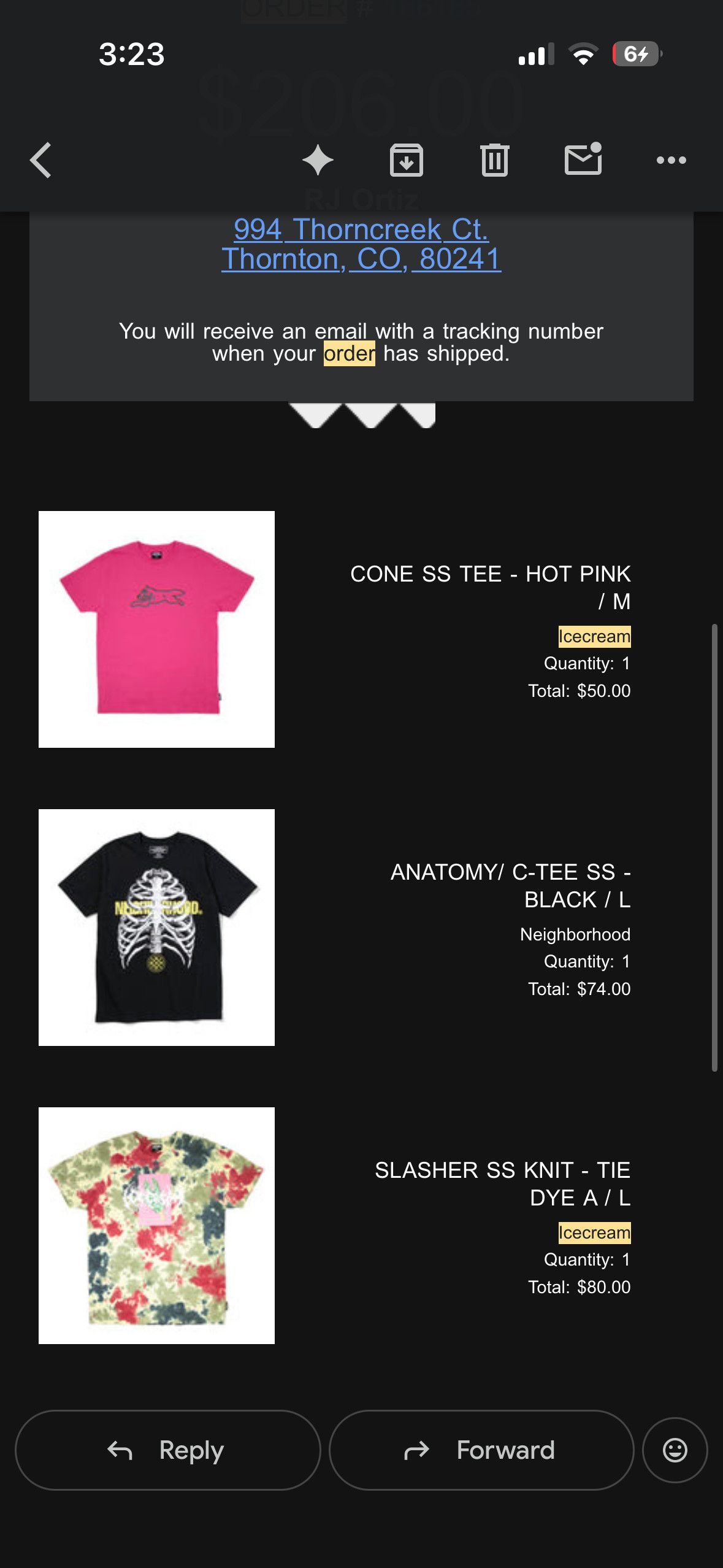 Neighborhood Anatomy tee Size US L / EU 52-54 / 3 - 5 Thumbnail