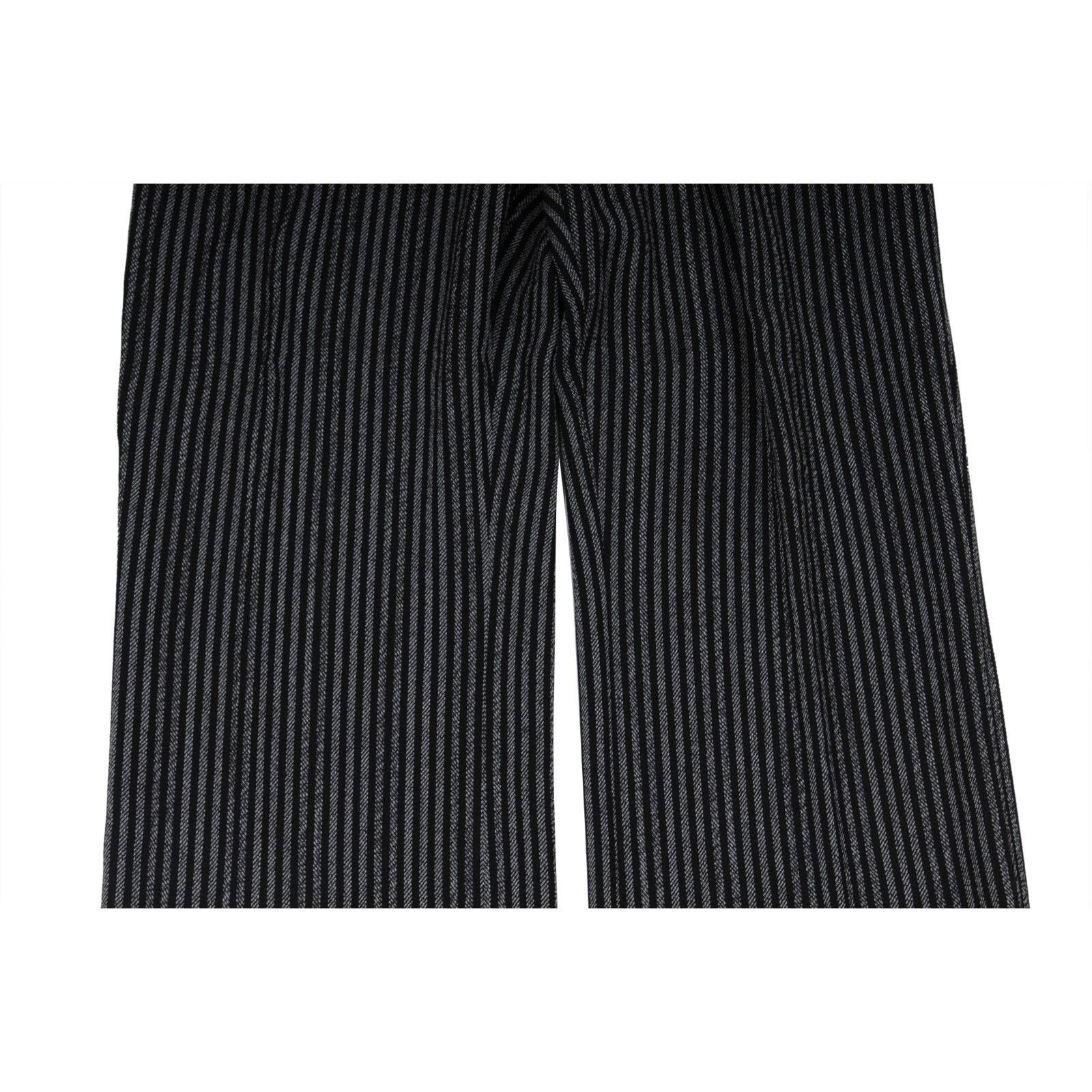 Akris Akris Punto Striped Pants Grey Wool Viscose Size 30" / US 8 / IT 44 - 3 Thumbnail