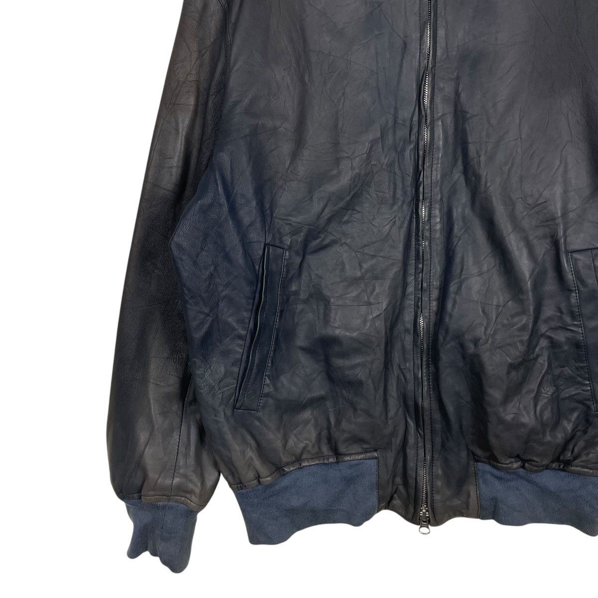Designer 💥 LEATHER BIKER EDDY MONETTI JACKET Size US M / EU 48-50 / 2 - 3 Thumbnail
