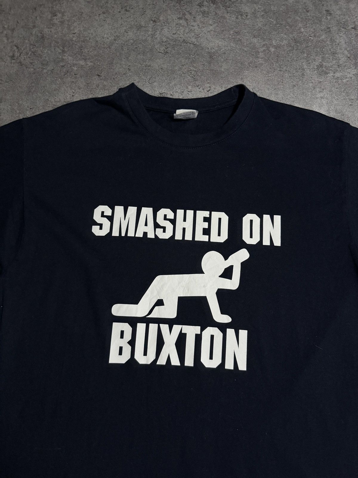 Drink Beer Save Water × Vintage Smashed on Buxton Funny Humor Tees Logo Print Beer Alcohol Size US M / EU 48-50 / 2 - 3 Thumbnail