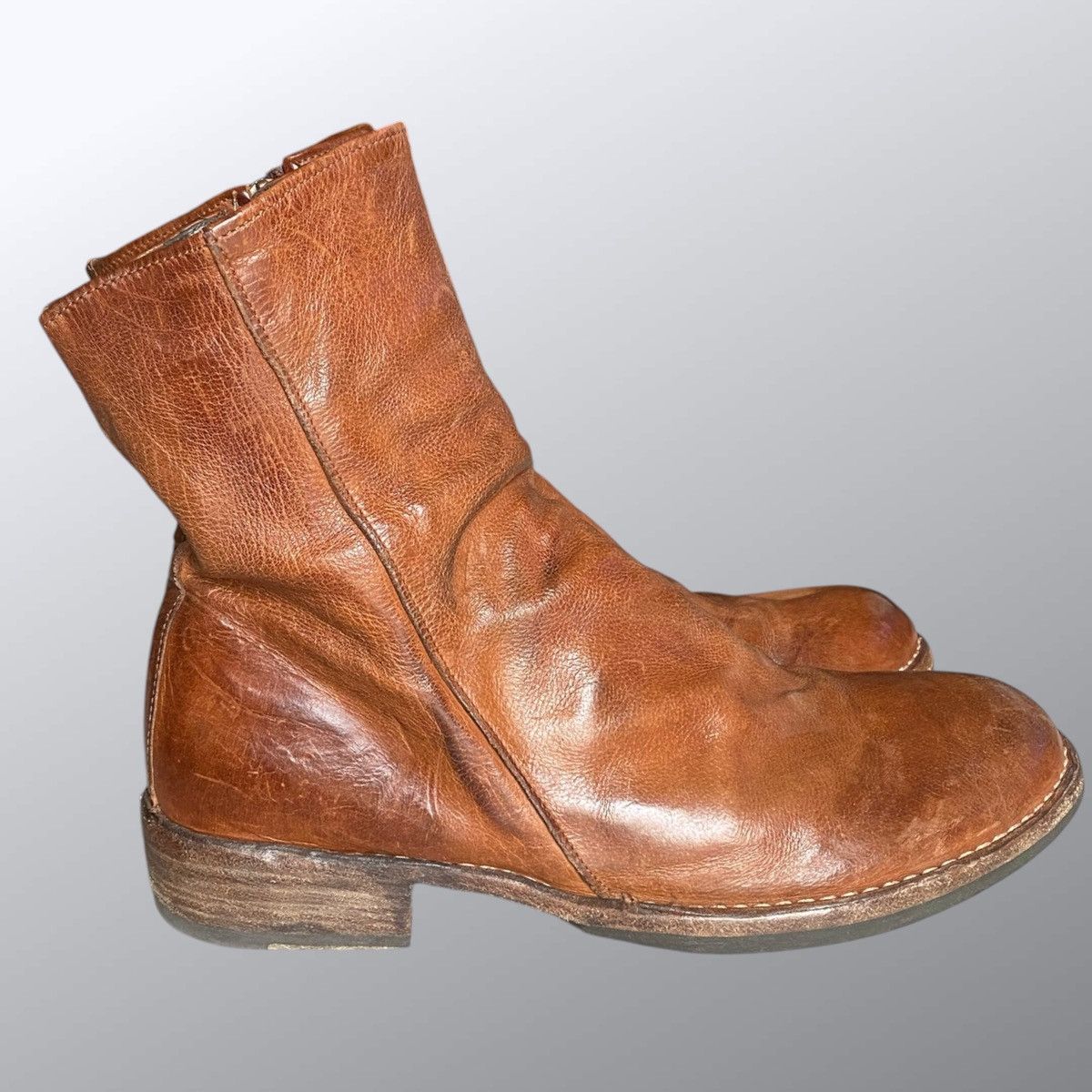 Officine Creative Side Fastening Boots (Guidi Style) Size US 9.5 / EU 42-43 - 3 Thumbnail