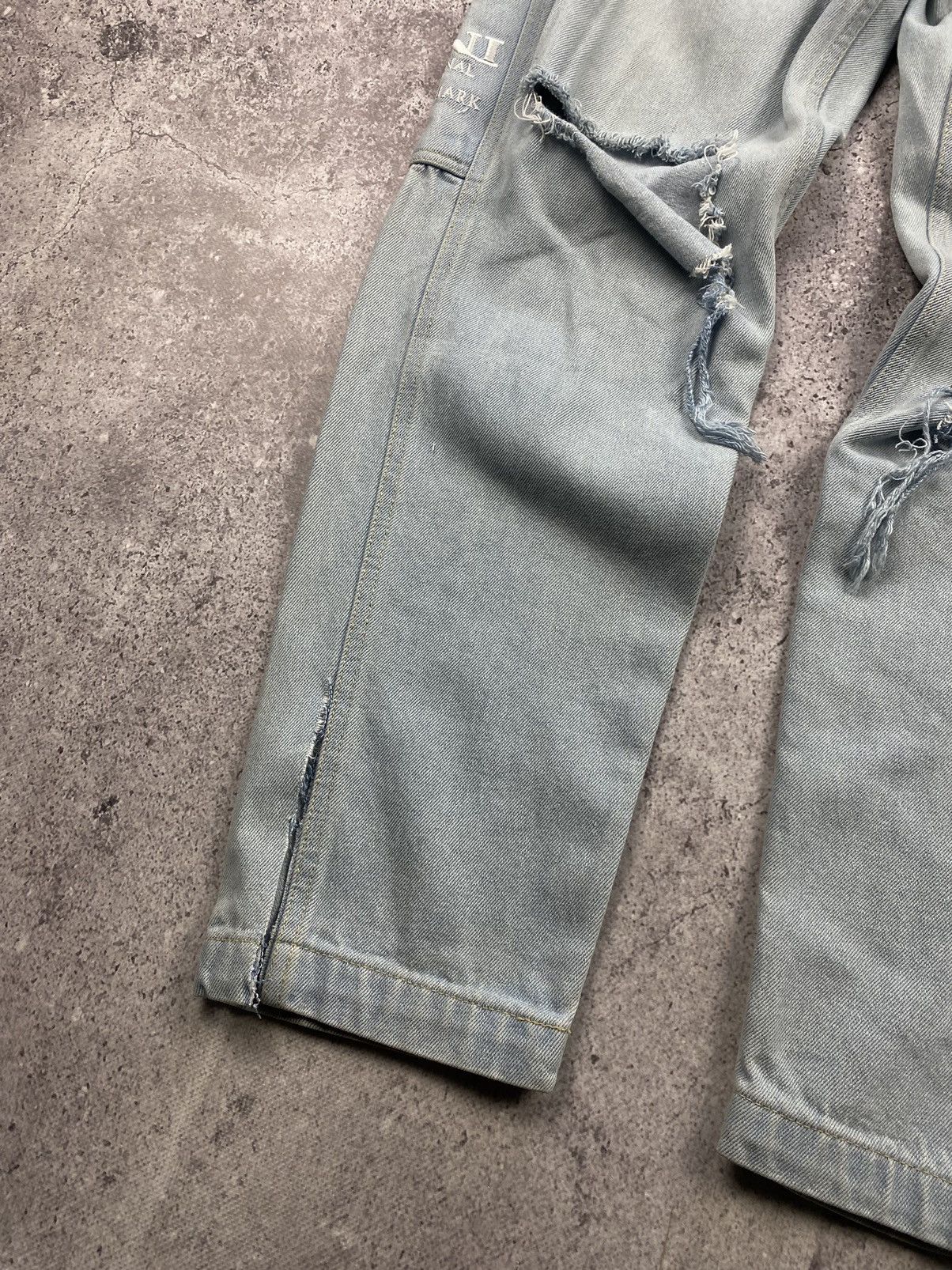 Karl Kani Vintage Karl Kani pants Faded denim thrashed distressed Size US 32 / EU 48 - 3 Thumbnail
