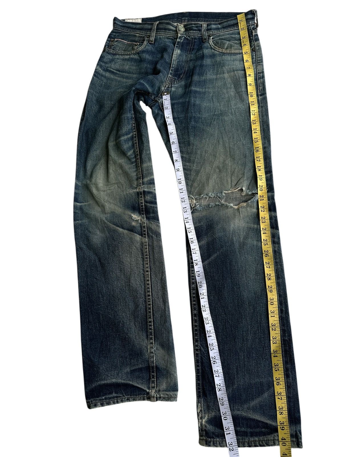 Kapital Distress Denim R.P.T by Ruppert Selvedge Denim. Size US 31 - 4 Thumbnail
