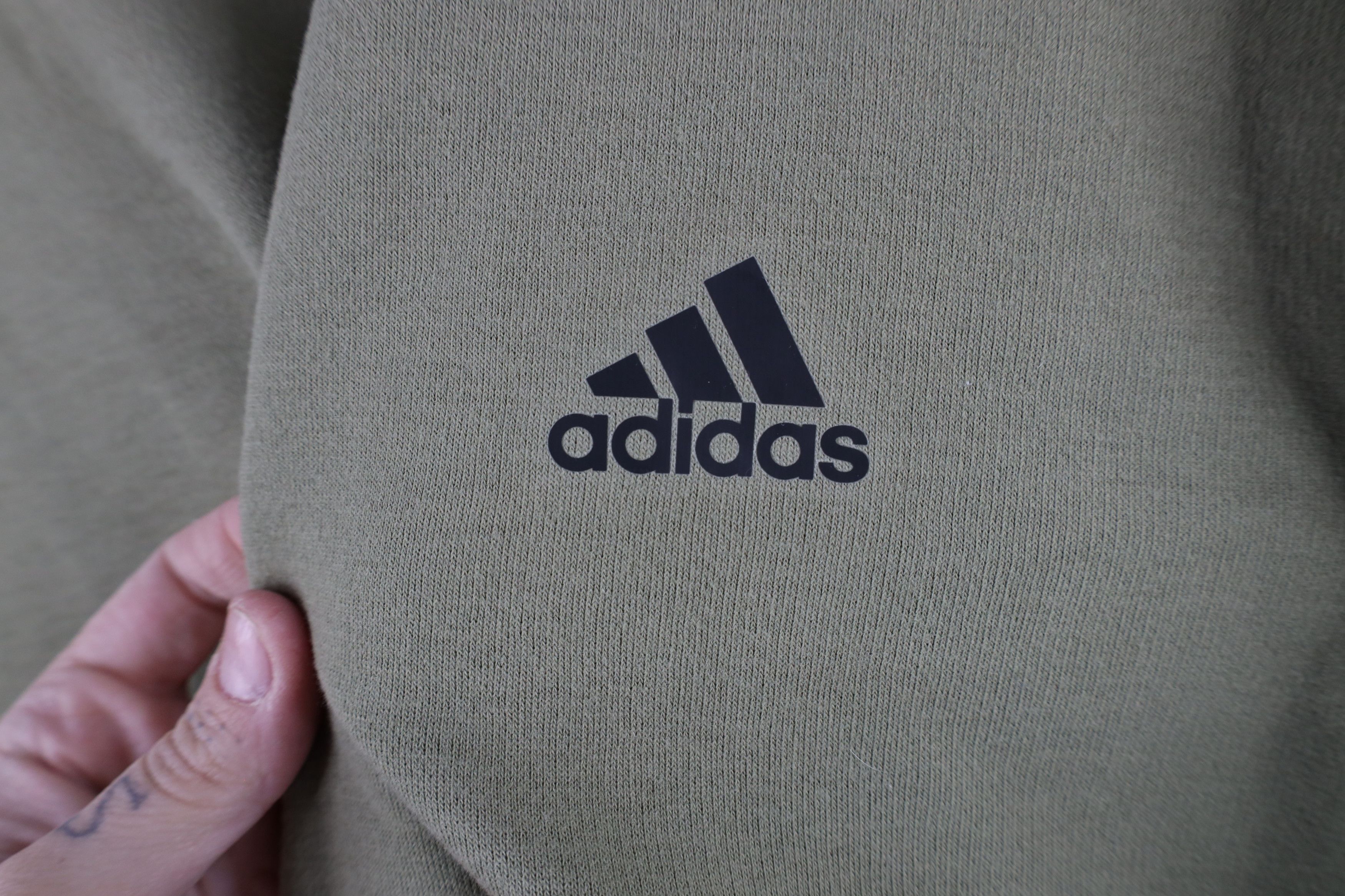 Adidas × Vintage New Adidas Out Striped Crewneck Sweatshirt Green Black Size US XXL / EU 58 / 5 - 6 Thumbnail