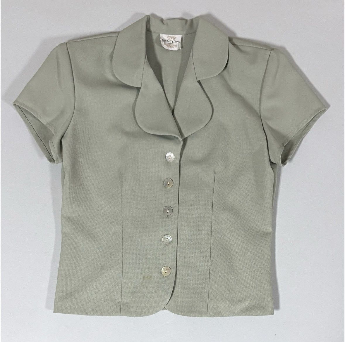 Bentley Bentley Sage Short Sleeve Blazer Coat Suit Jacket Size S ✨ Size S / US 4 / IT 40 - 1 Thumbnail