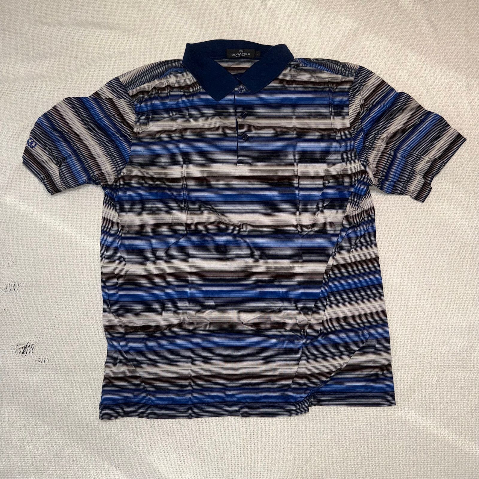 BUGATCHI Bugatchi Uomo Striped Polo | Sz L Size US L / EU 52-54 / 3 - 2 Thumbnail