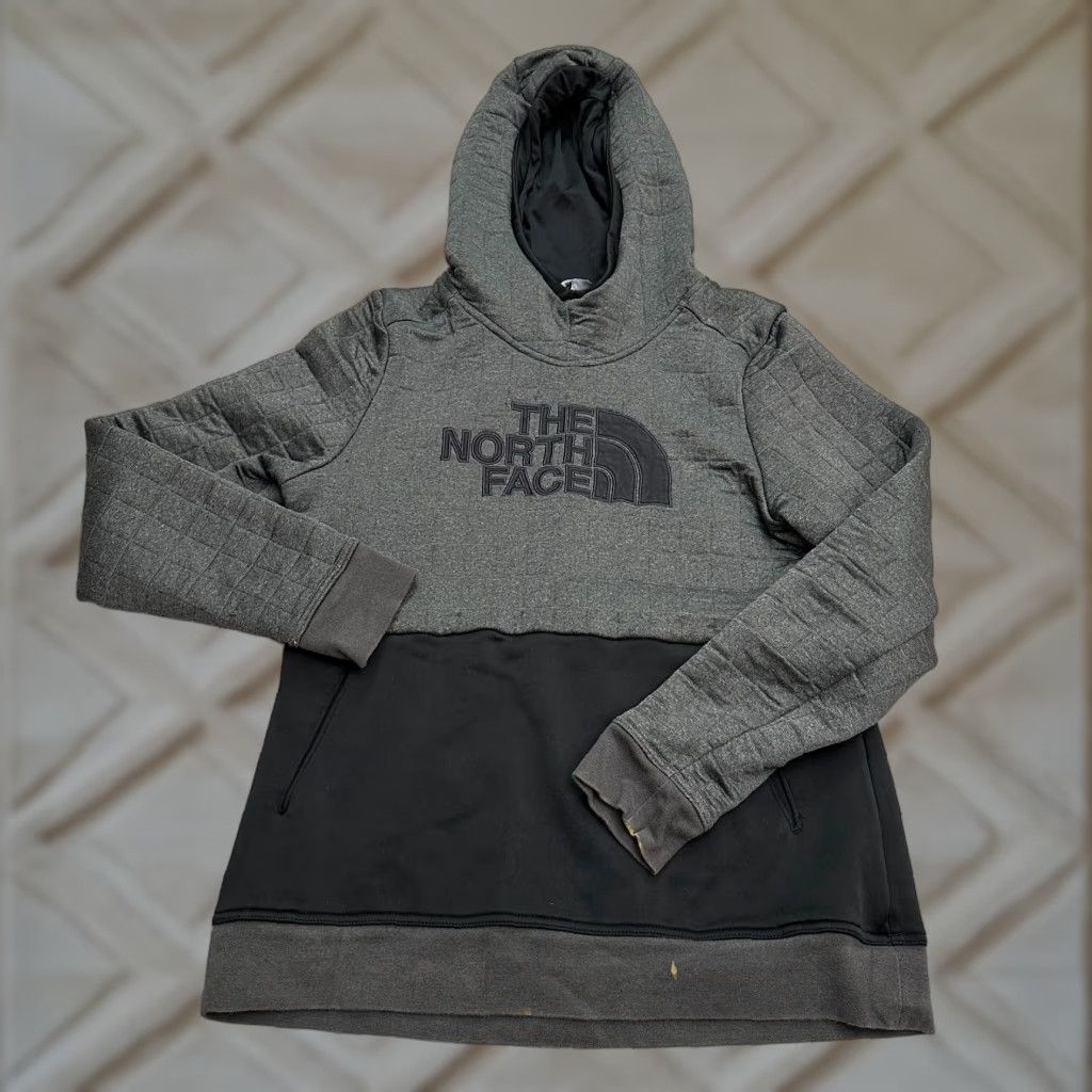The North Face The North Face Hoodie Women Medium Gray Black Pocket Pullover Sweatshirt Outdoor Size M / US 6-8 / IT 42-44 - 1 Thumbnail