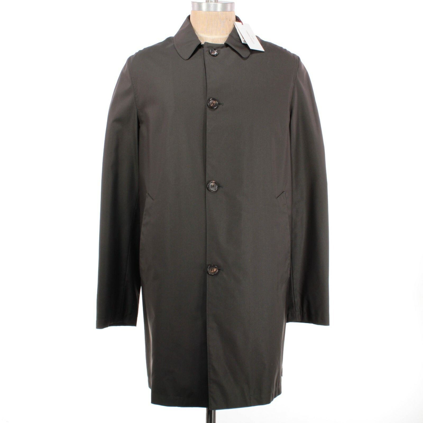 Luciano Barbera Luciano Barbera Coat Size L US In Green Wool Blend Size US L / EU 52-54 / 3 - 1 Thumbnail
