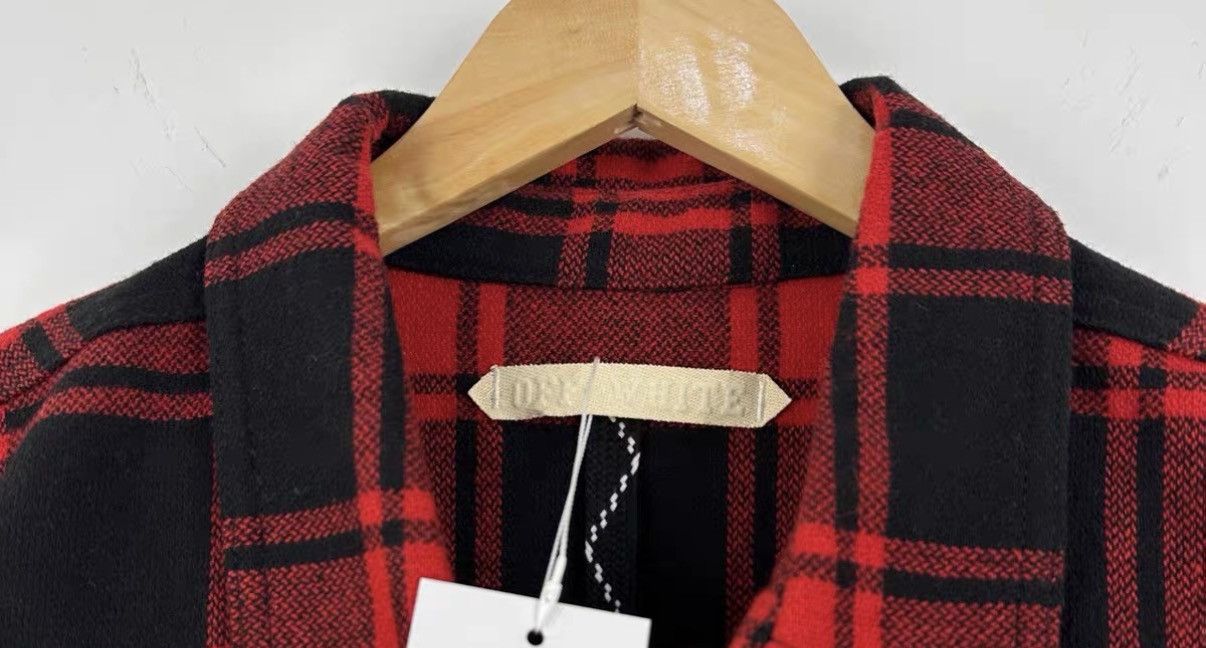 Off-White Off-White Vintage No.13 Wool Red Check Jacket J42 Size US S / EU 44-46 / 1 - 3 Thumbnail