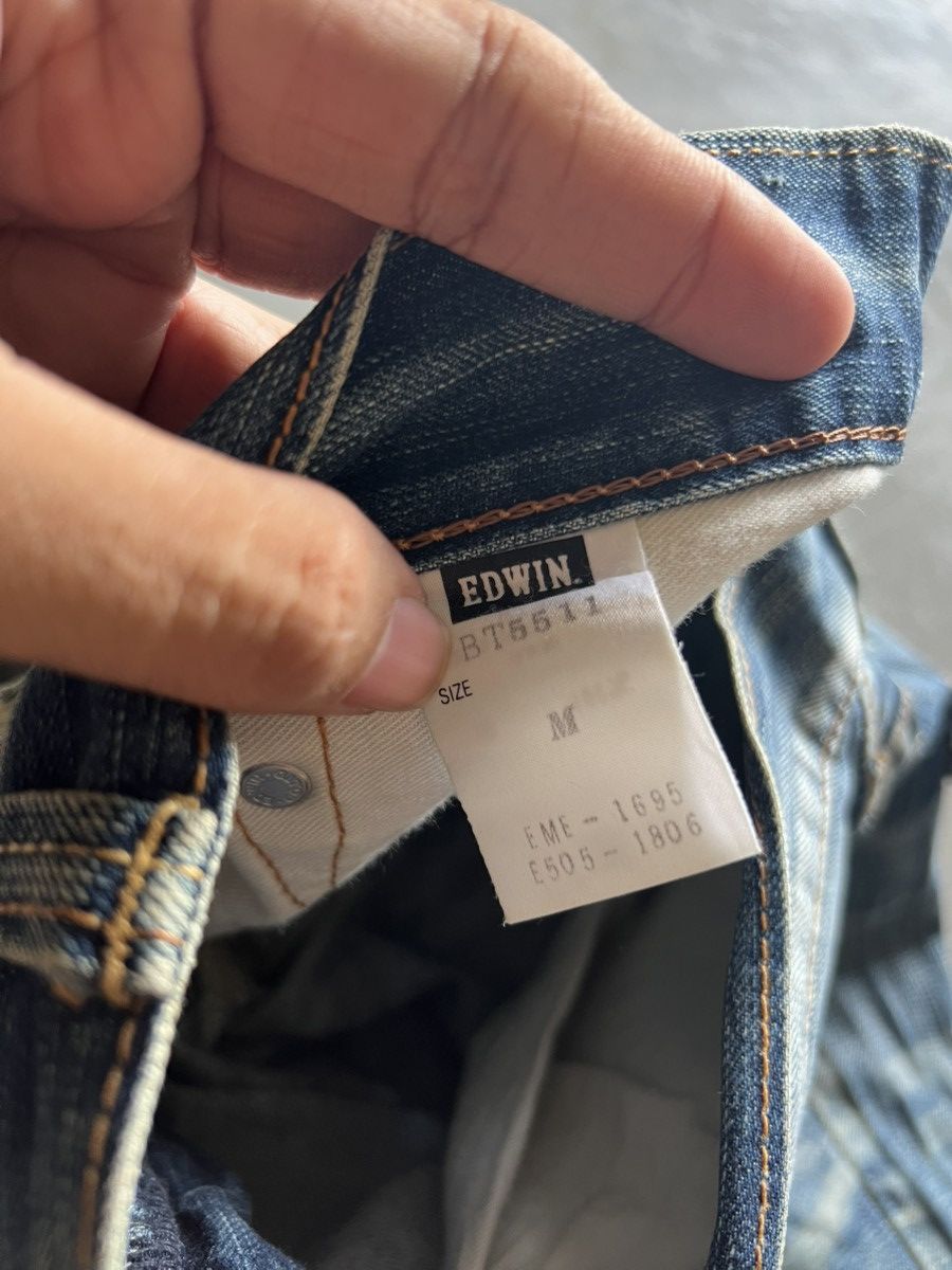 20471120 × Edwin × Japanese Brand flare edwin blue trip 503 dope faded washed punk grunge Size US 33 - 5 Thumbnail