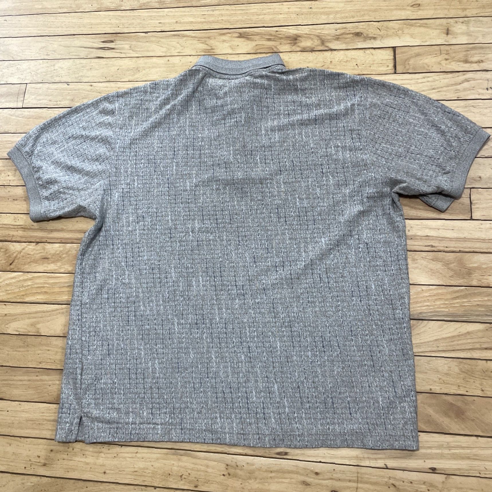Vintage VINTAGE Puritan Polo Shirt Knit Textured Y2k Cotton Short Sleeve Button Brown Blue Yellow Spec 3D XL Mens Size US XL / EU 56 / 4 - 2 Thumbnail