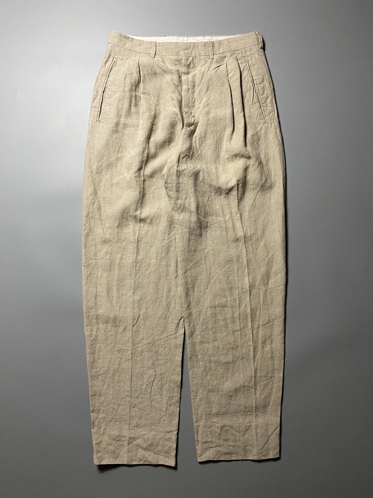 Balenciaga - Vintage - Linen Trouser Pants