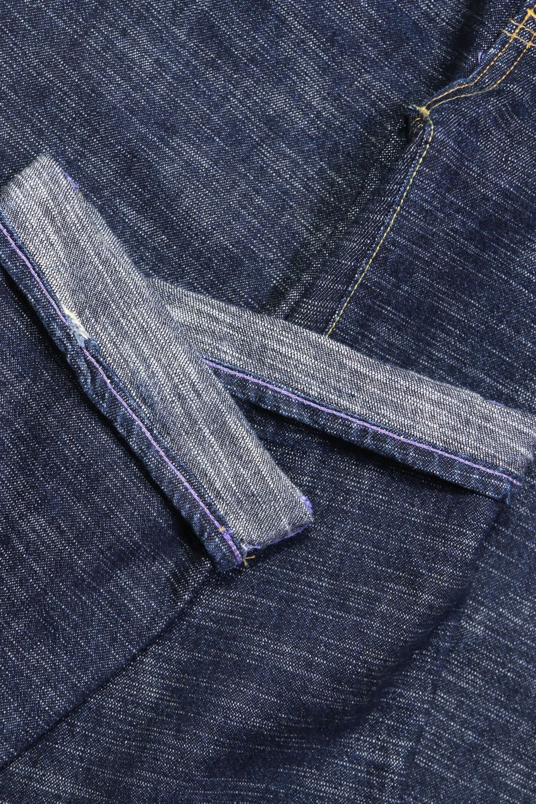 Japanese Brand 2000s KU HANDCRAFTED RAW DENIM Size US 28 / EU 44 - 4 Thumbnail