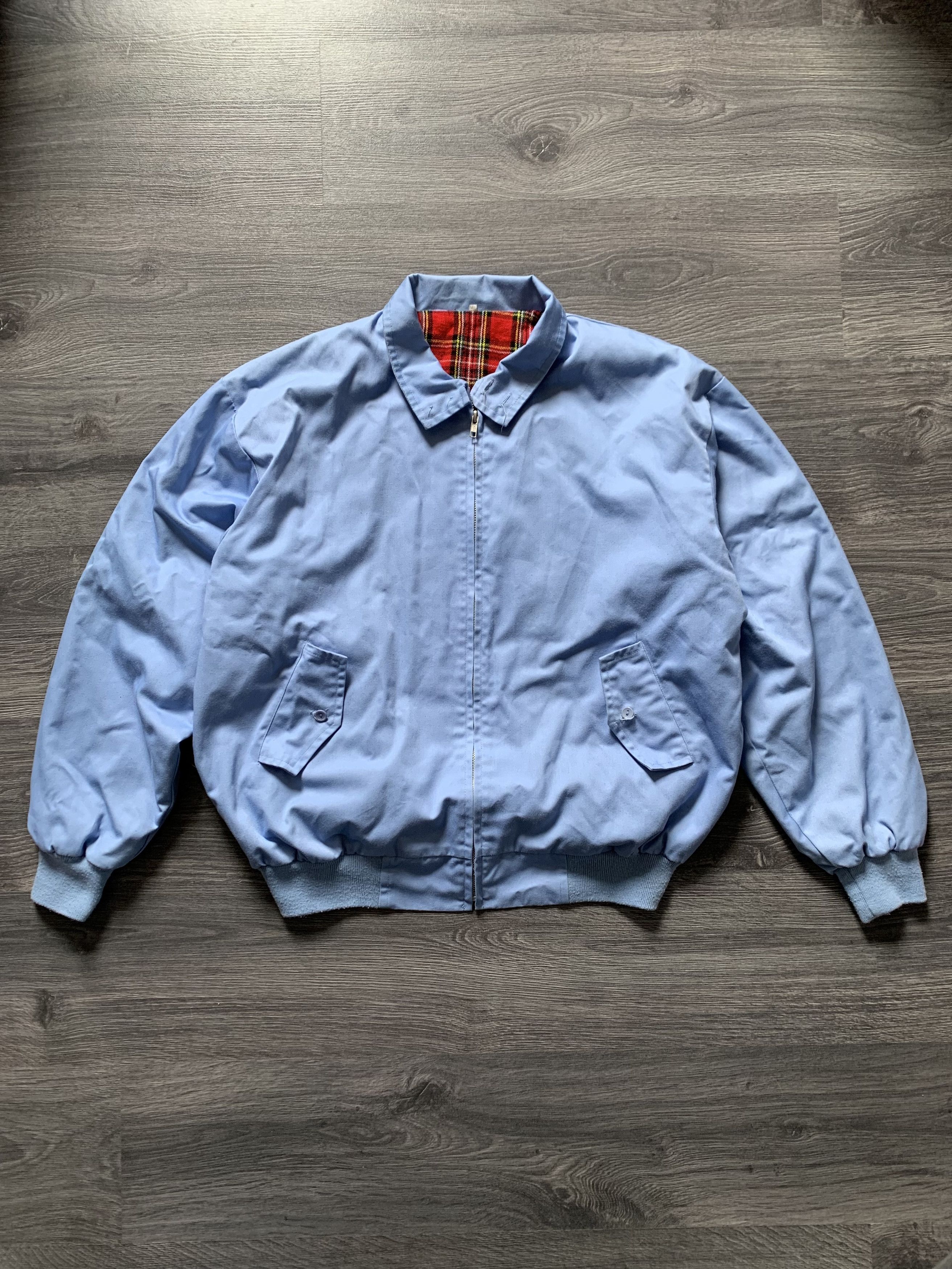 Pre-owned Bomber Jacket X Vintage 90's Baracuta G9 Style Bomber Jacket Made In England In Blue