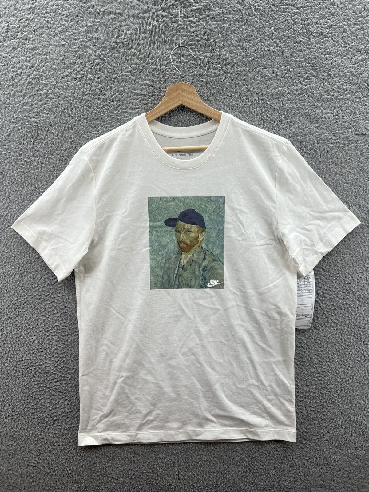 Nike The Nike Tee Sample Vincent Van Gogh White T-Shirt Size US M / EU 48-50 / 2 - 1 Thumbnail