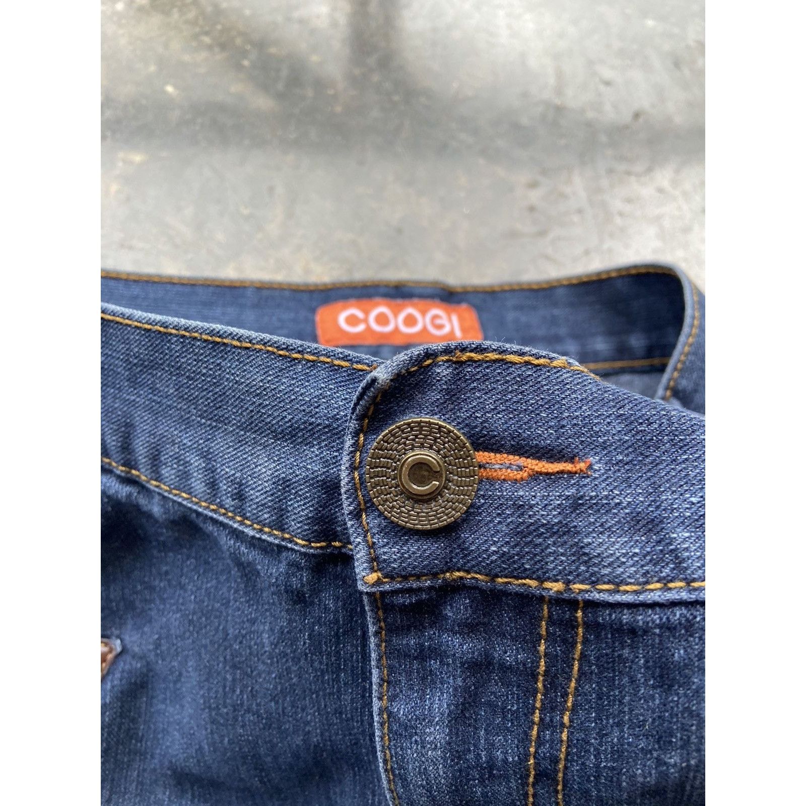 Coogi × Vintage Crazy Vintage Baggy Y2K Coogi Embroidered Blue Jeans 42x34 Size US 42 / EU 58 - 5 Thumbnail