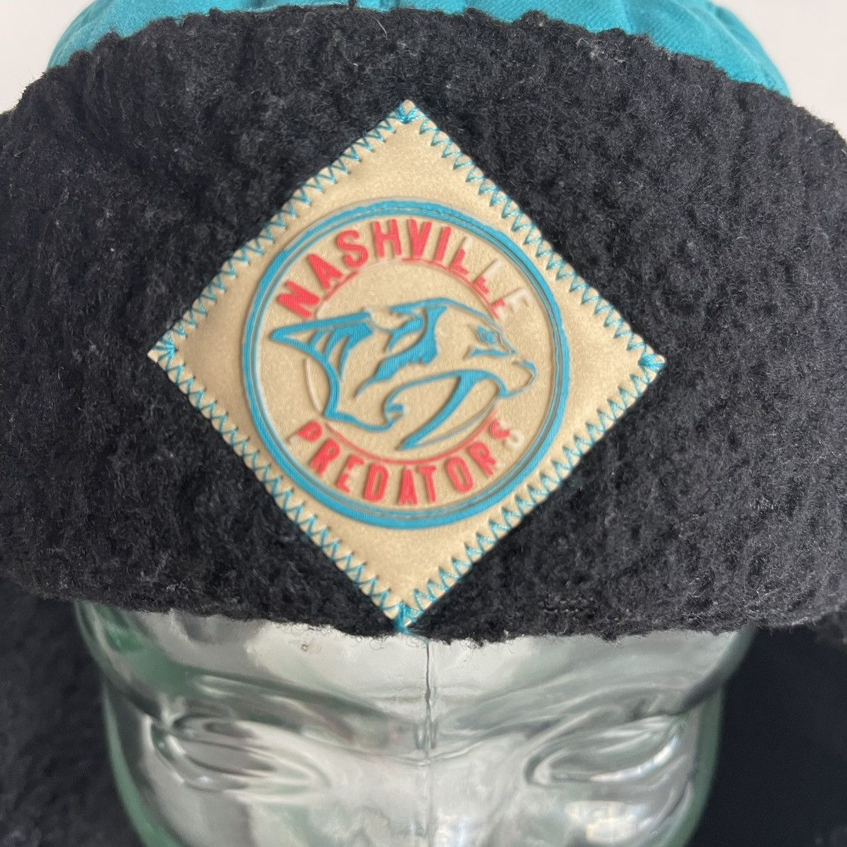 Other Vintage NHL Nashville Predators Black Winter Hat with Ear Size ONE SIZE - 8 Thumbnail