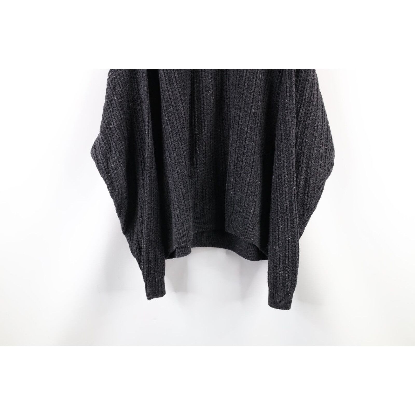 Vintage Vintage 90s Streetwear Blank Ribbed Knit Boxy Fit Sweater Size US L / EU 52-54 / 3 - 3 Thumbnail