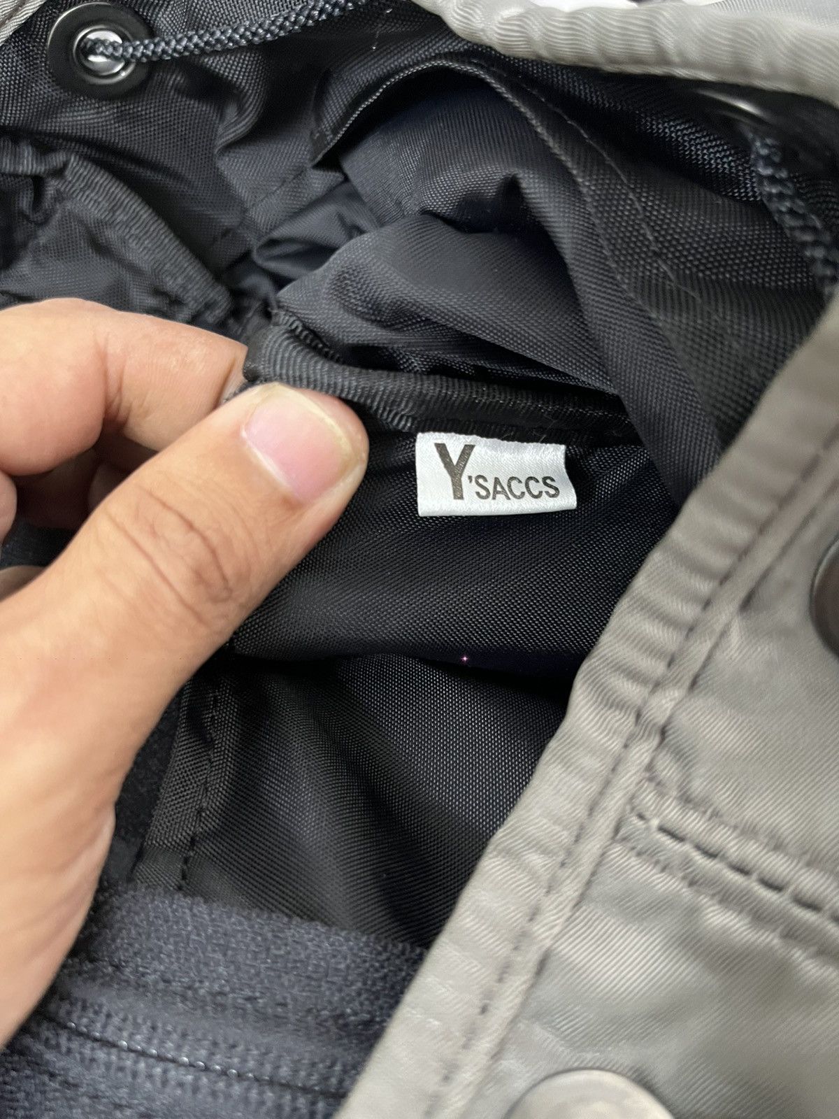 Yohji Yamamoto Vintage Y’saccs Sand Backpack Size ONE SIZE - 13 Thumbnail