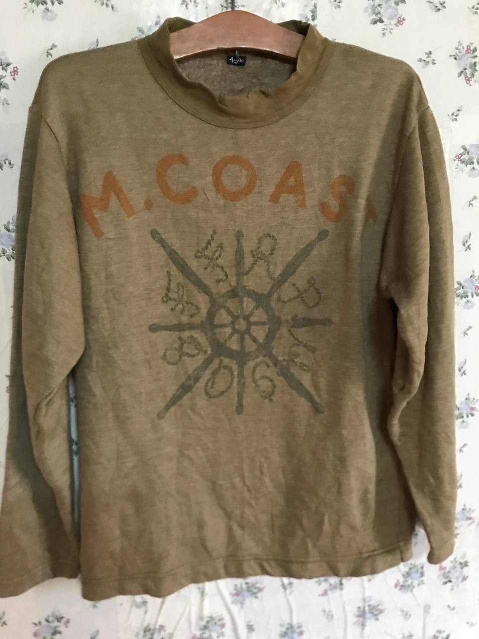 45rpm 45rpm Long Sleeve Pullover Japanese Brand Olive Green Size US S / EU 44-46 / 1 - 1 Thumbnail