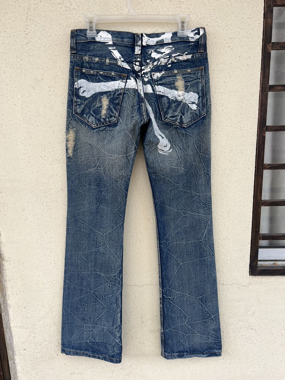 Vintage Vintage Diviner Japan Distressed Denim Flare Jeans Size US 29 - 14 Thumbnail