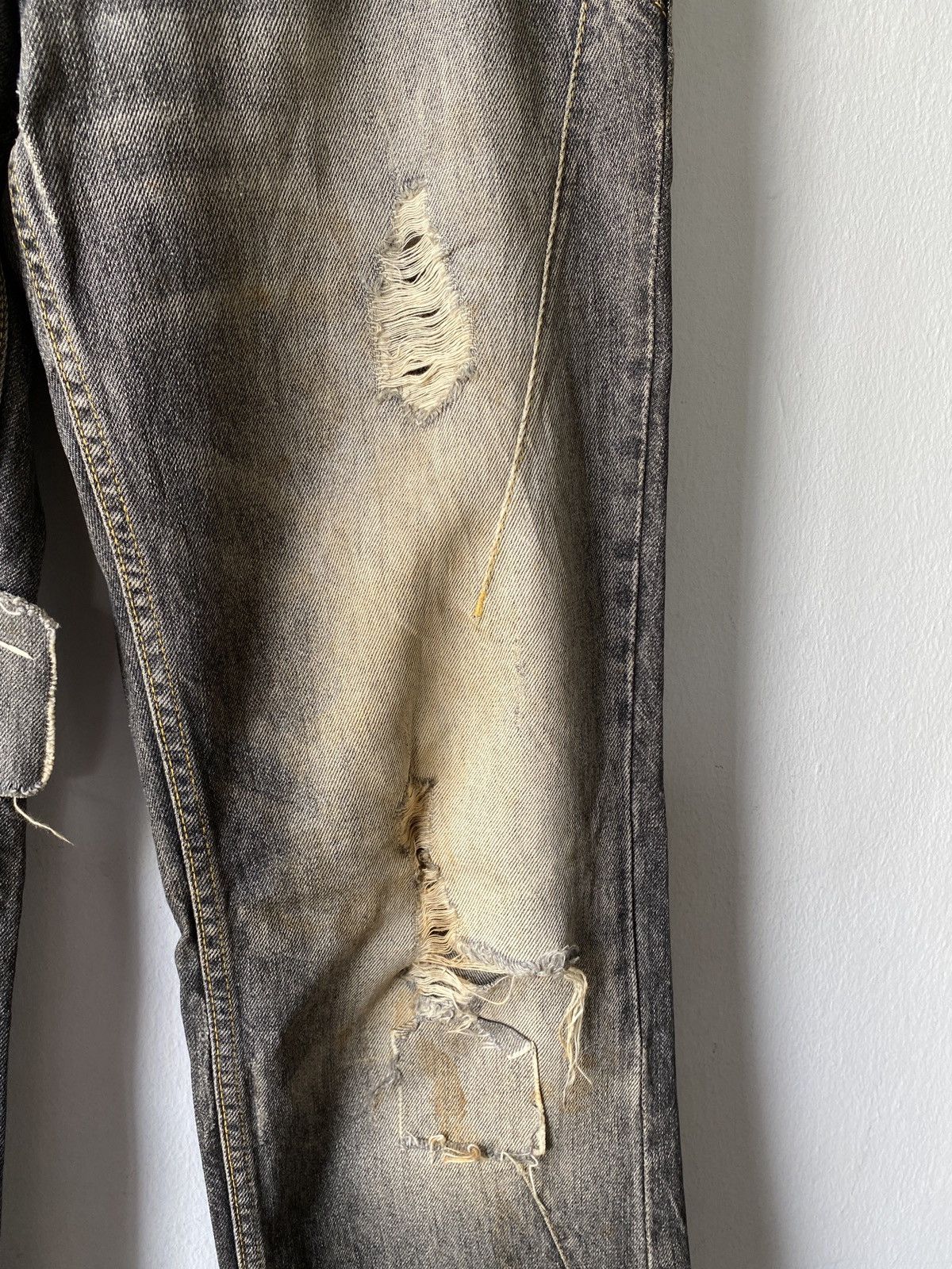 Japanese Brand Japanese Brand Monsieur Nicole Distressed Denim Size US 32 / EU 48 - 7 Thumbnail