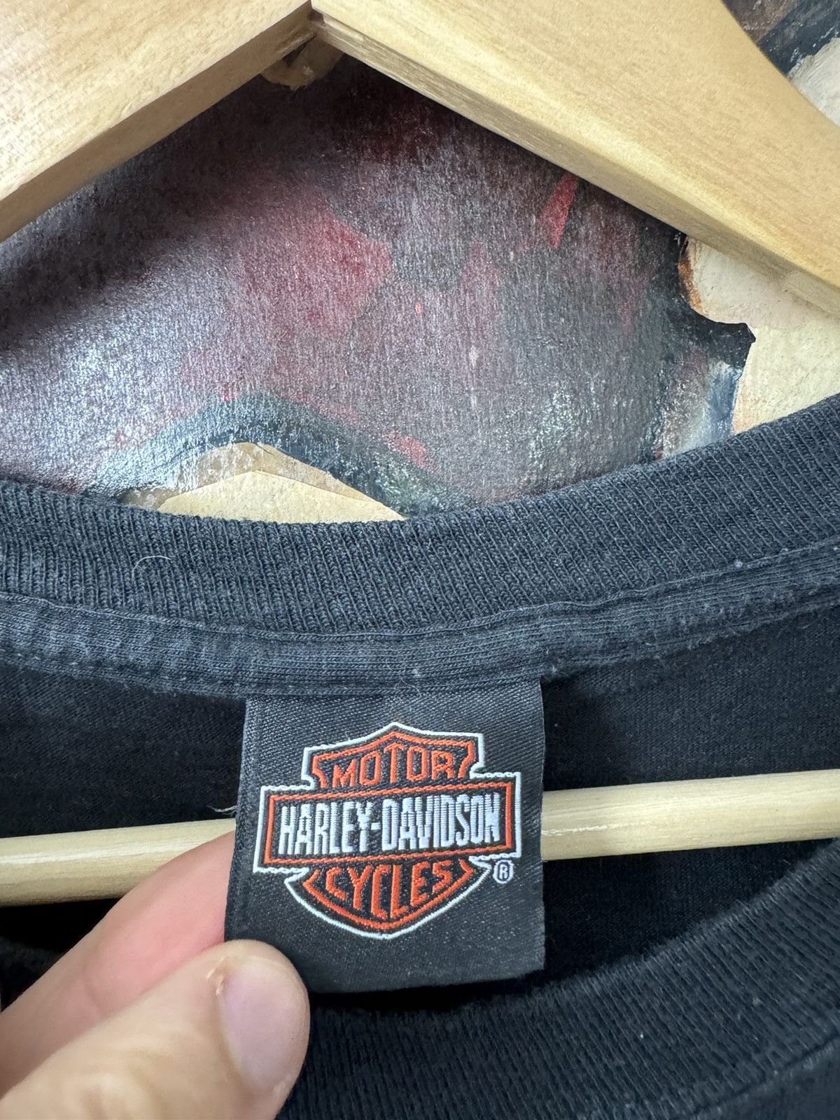Harley Davidson Harley Davidson Vintage Tee Flame Print Y2k License Racing Size US L / EU 52-54 / 3 - 4 Thumbnail