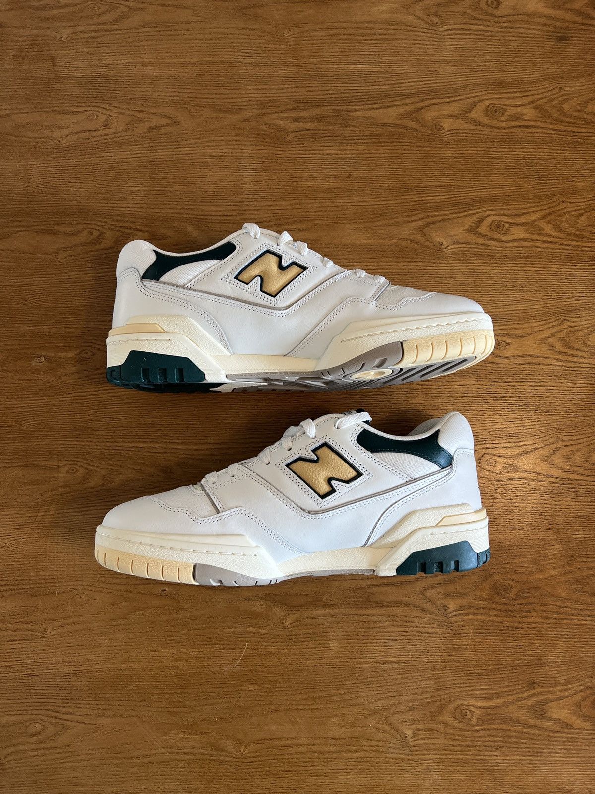 Aime Leon Dore × New Balance Aime Leon Dore x New Balance 550 Green/Gold Size US 10.5 / EU 43-44 - 2 Thumbnail