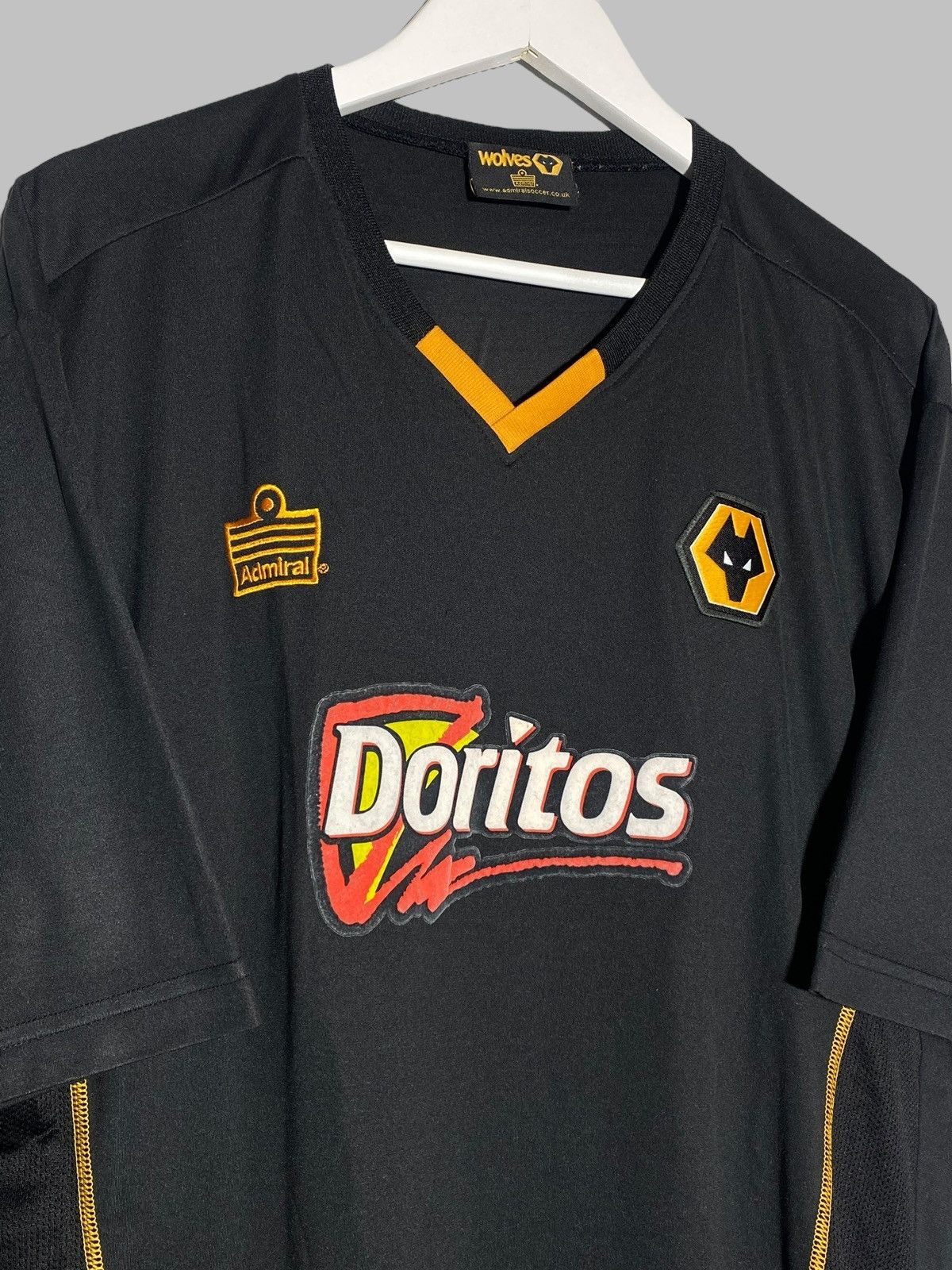 Vintage 🔥 VINTAGE 00s WOLVERHAMPTON DORITOS Y2K SOCCER JERSEY 🔥 Size US L / EU 52-54 / 3 - 2 Thumbnail