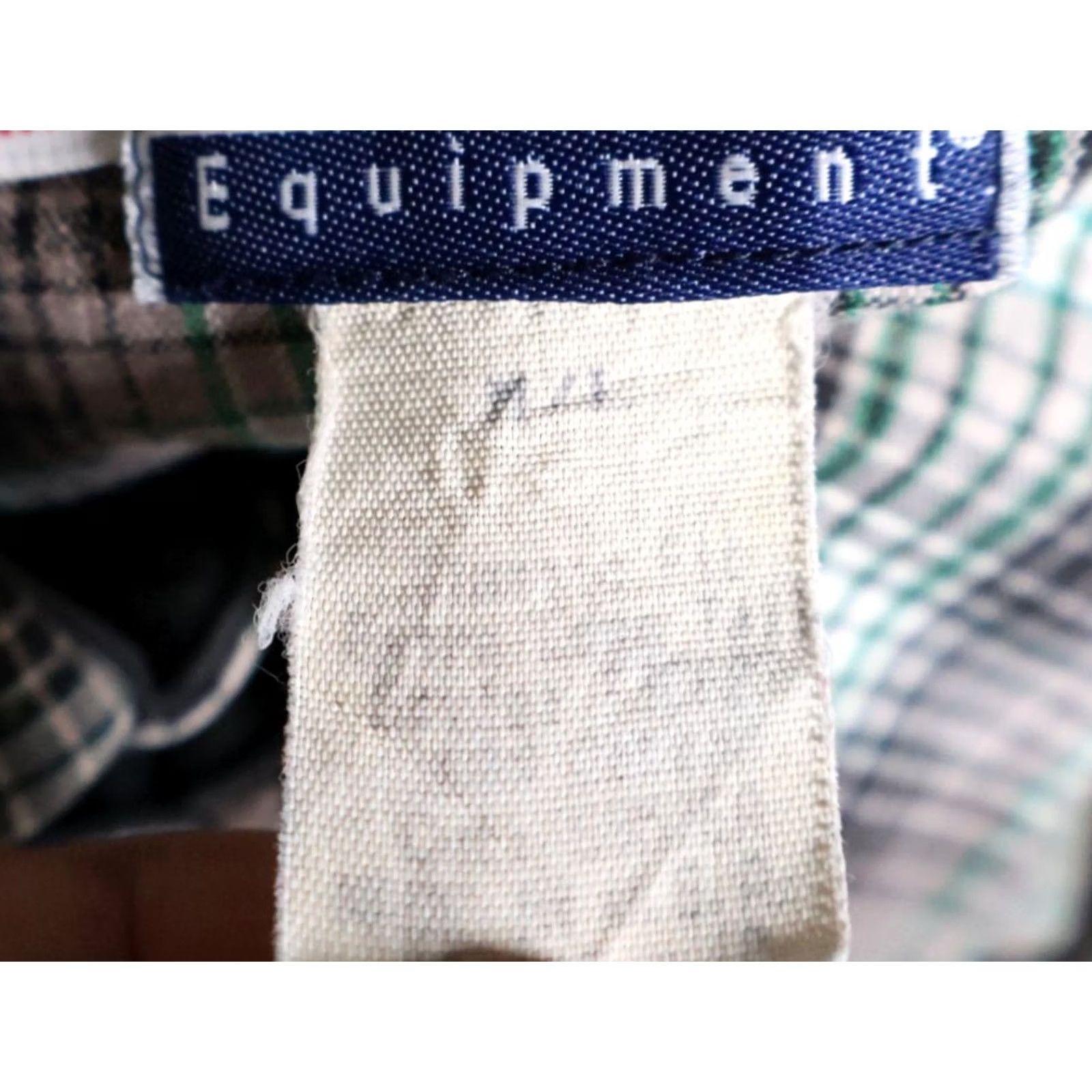 Vintage VINTAGE Cowboy Equipment Gray Green Plaid Diamond Pearl Snap Western Shirt Mens L Size US L / EU 52-54 / 3 - 4 Thumbnail