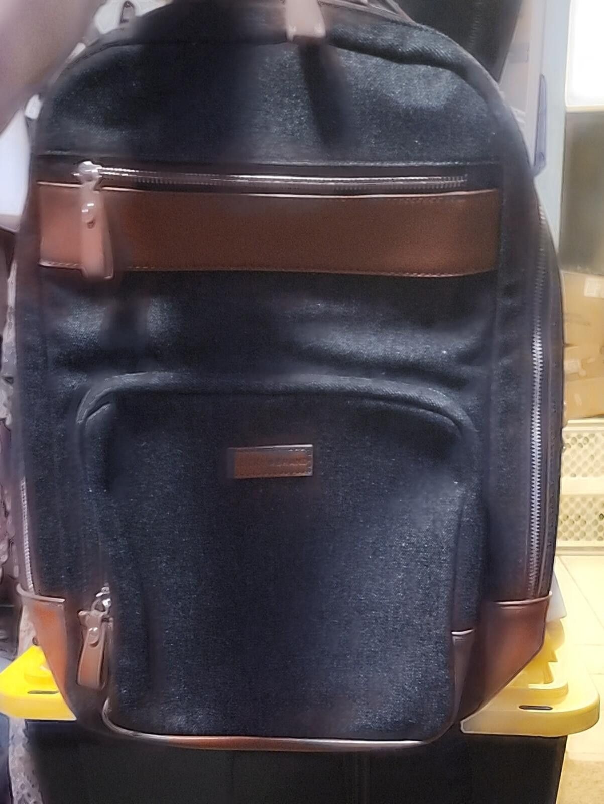 Other Lucky Bransd Black Backpack with Brown Trim Size ONE SIZE - 1 Thumbnail