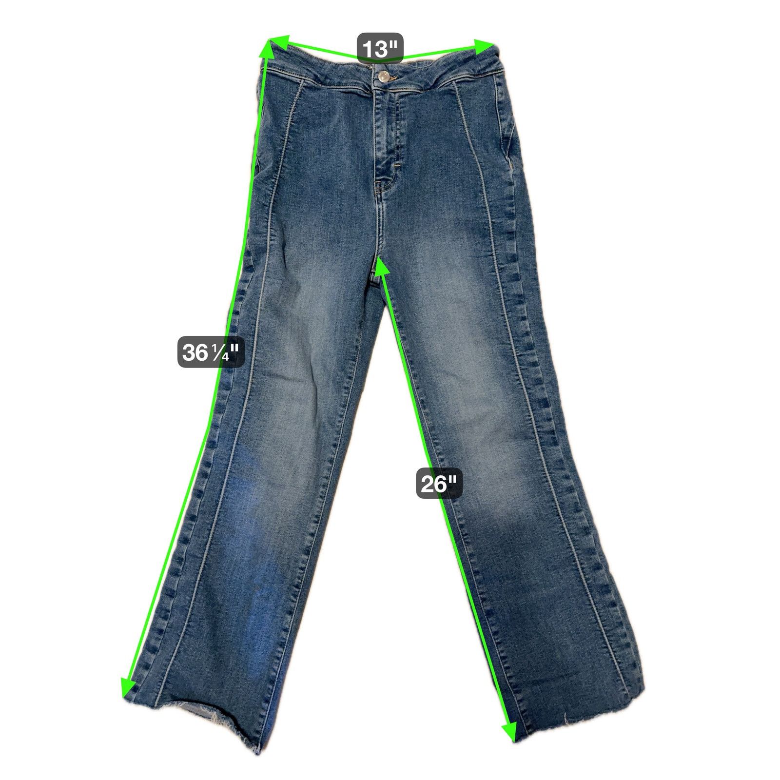 Free People Free People We The Free Ankle Jeans 29 Stretch Booty-Lifting Size 29" - 9 Thumbnail