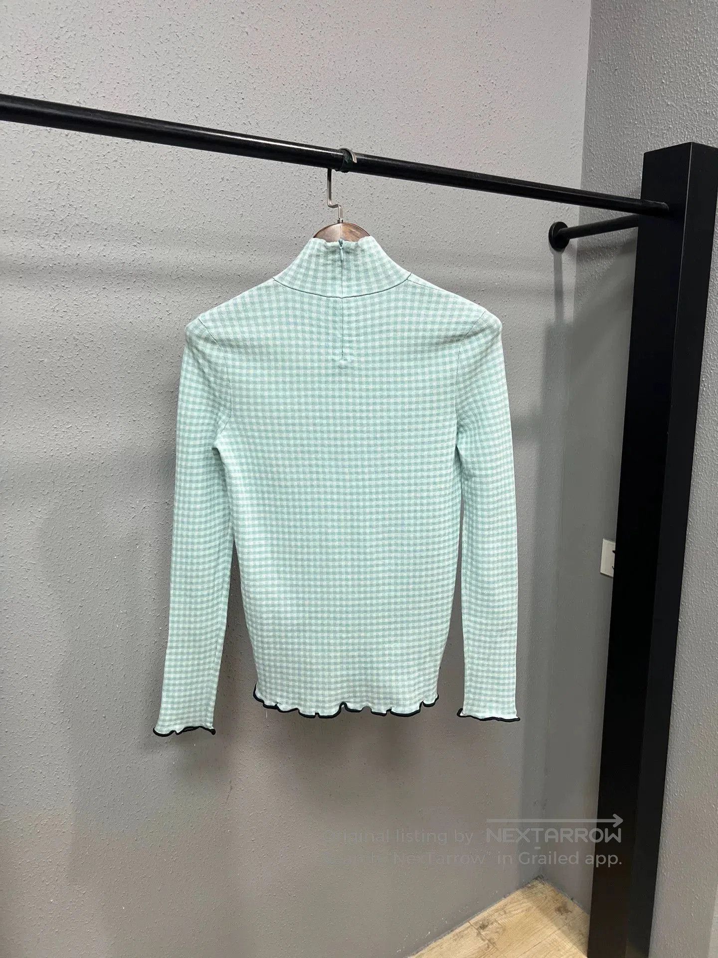 Bottega Veneta Bottega Veneta Checked Turtleneck Long Sleeve. Size S / US 4 / IT 40 - 2 Thumbnail