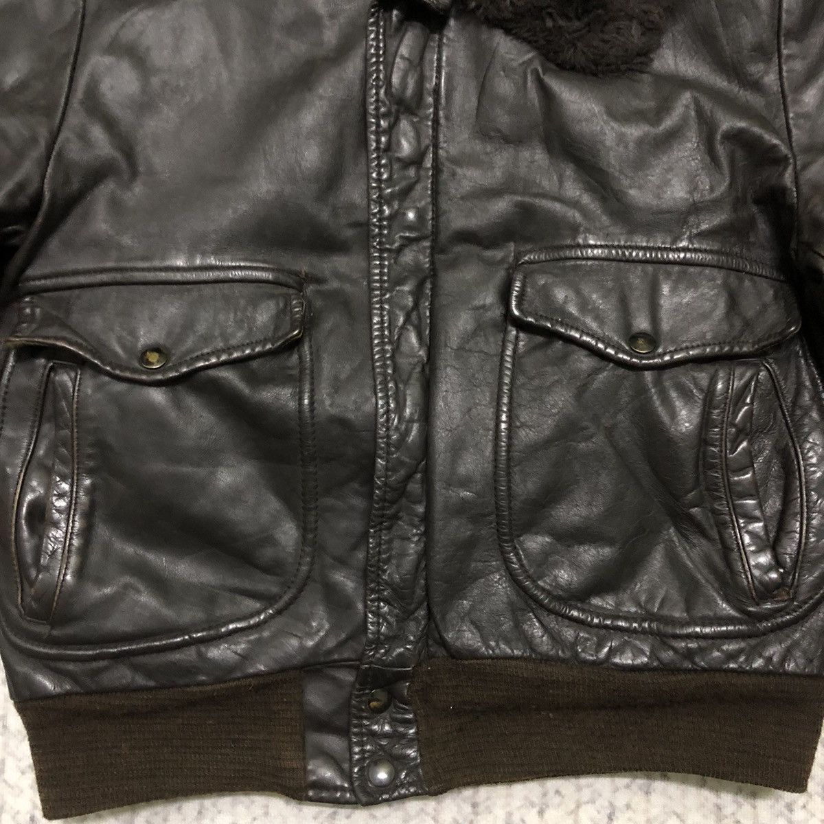 Cooper × Vintage Rare Distressed Vintage Cooper Sportswear Leather Jacket Size US M / EU 48-50 / 2 - 3 Thumbnail