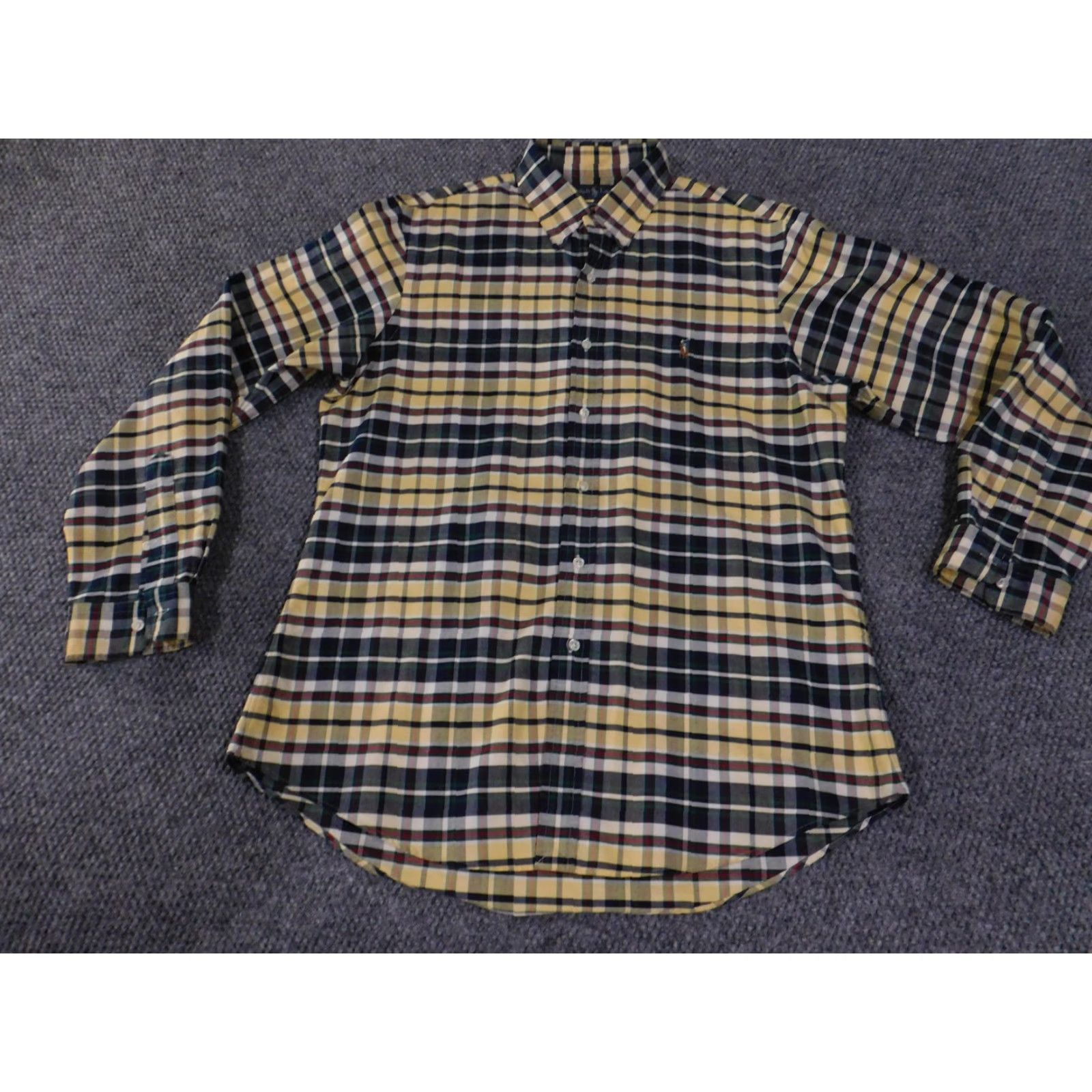 Ralph Lauren Ralph Lauren Shirt Mens Large Plaid Custom Fit Long Sleeve Button-Down Pony Size US L / EU 52-54 / 3 - 5 Thumbnail